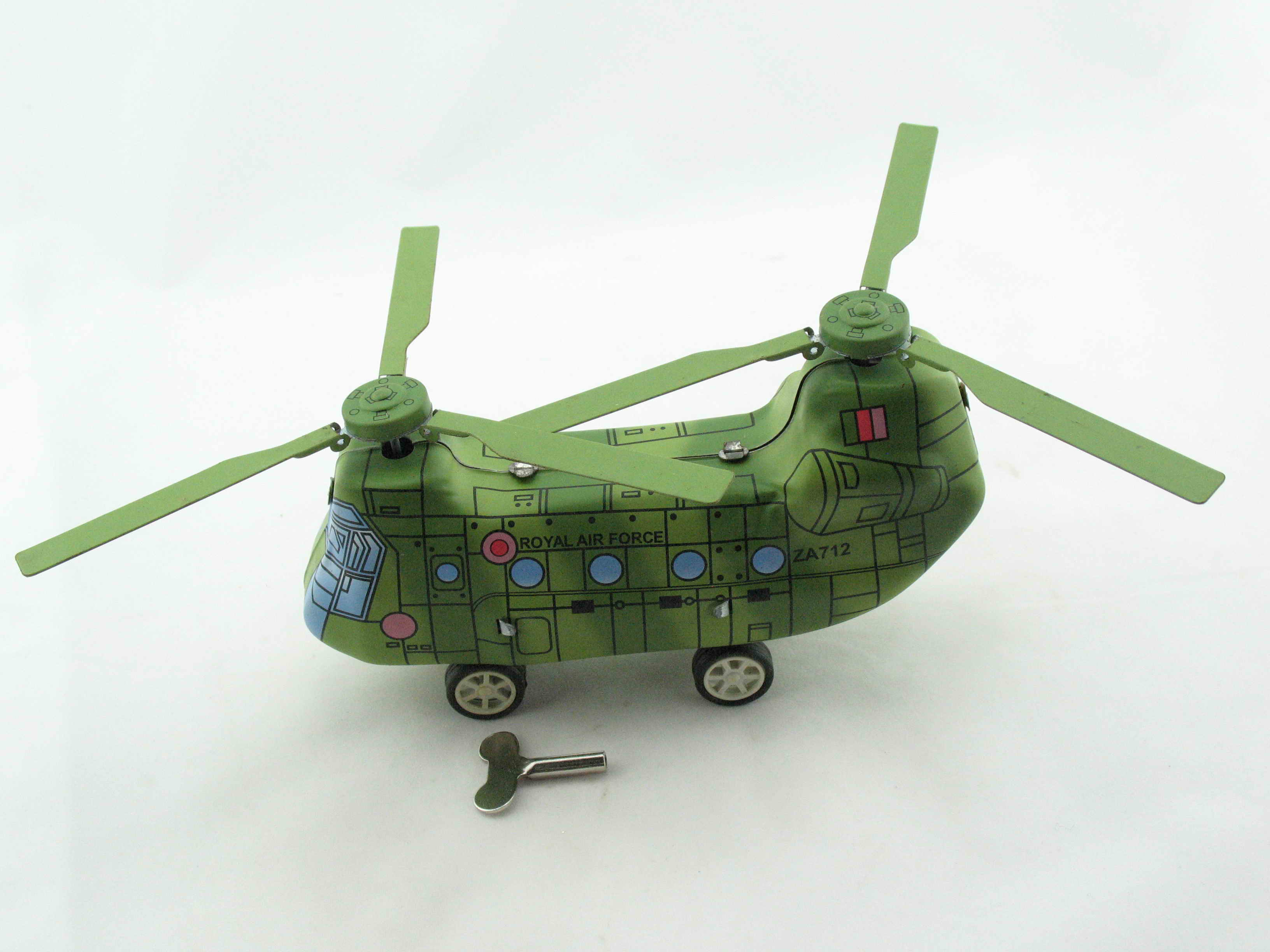 Blechspielzeug - Helikopter Chinoock mit zwei Rotoren