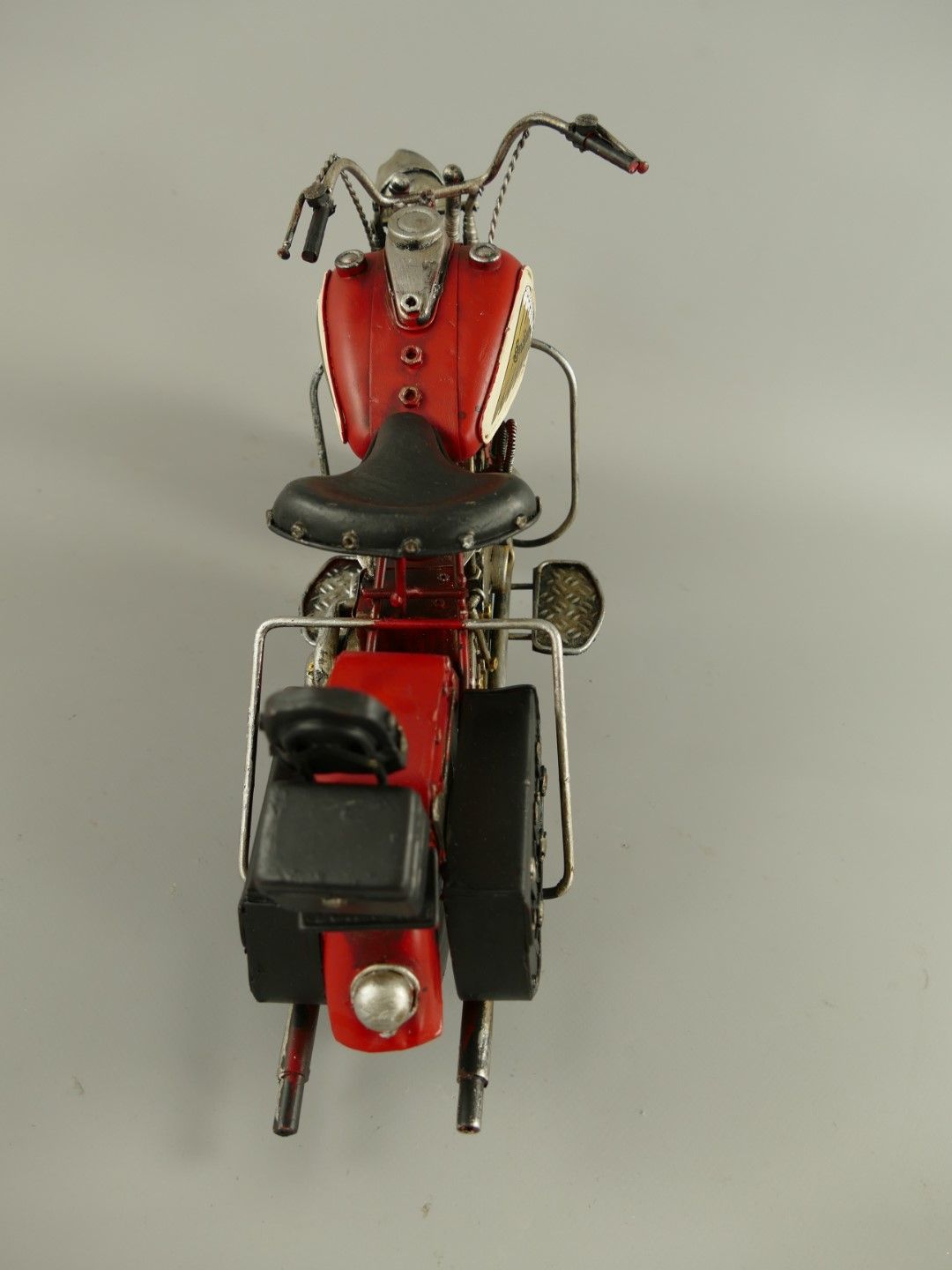 Blechmodell - Motorrad USA Indian Motorcycle, rot, 42 cm