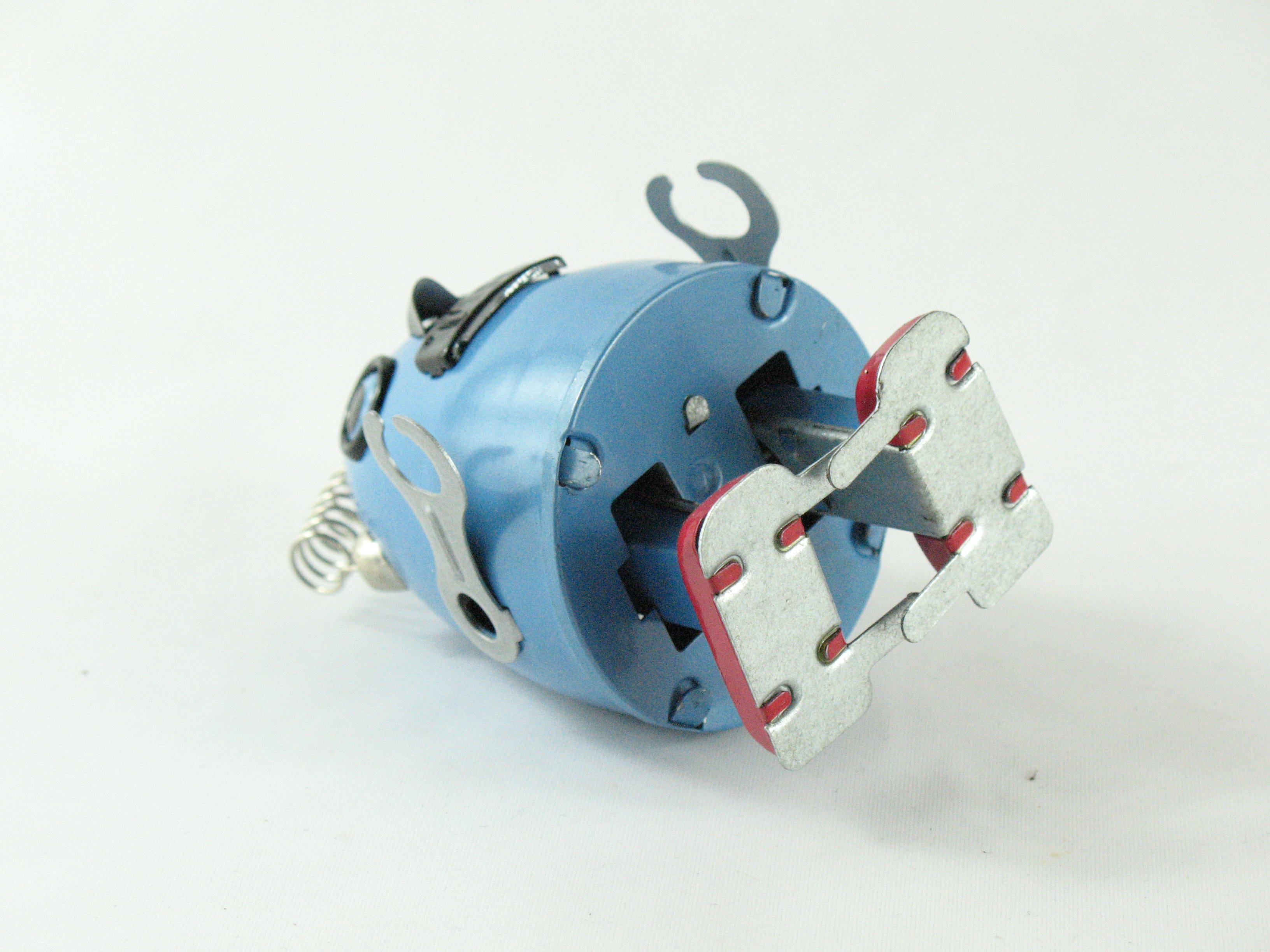 Blechspielzeug - Roboter EGG ROBOT, hellblau