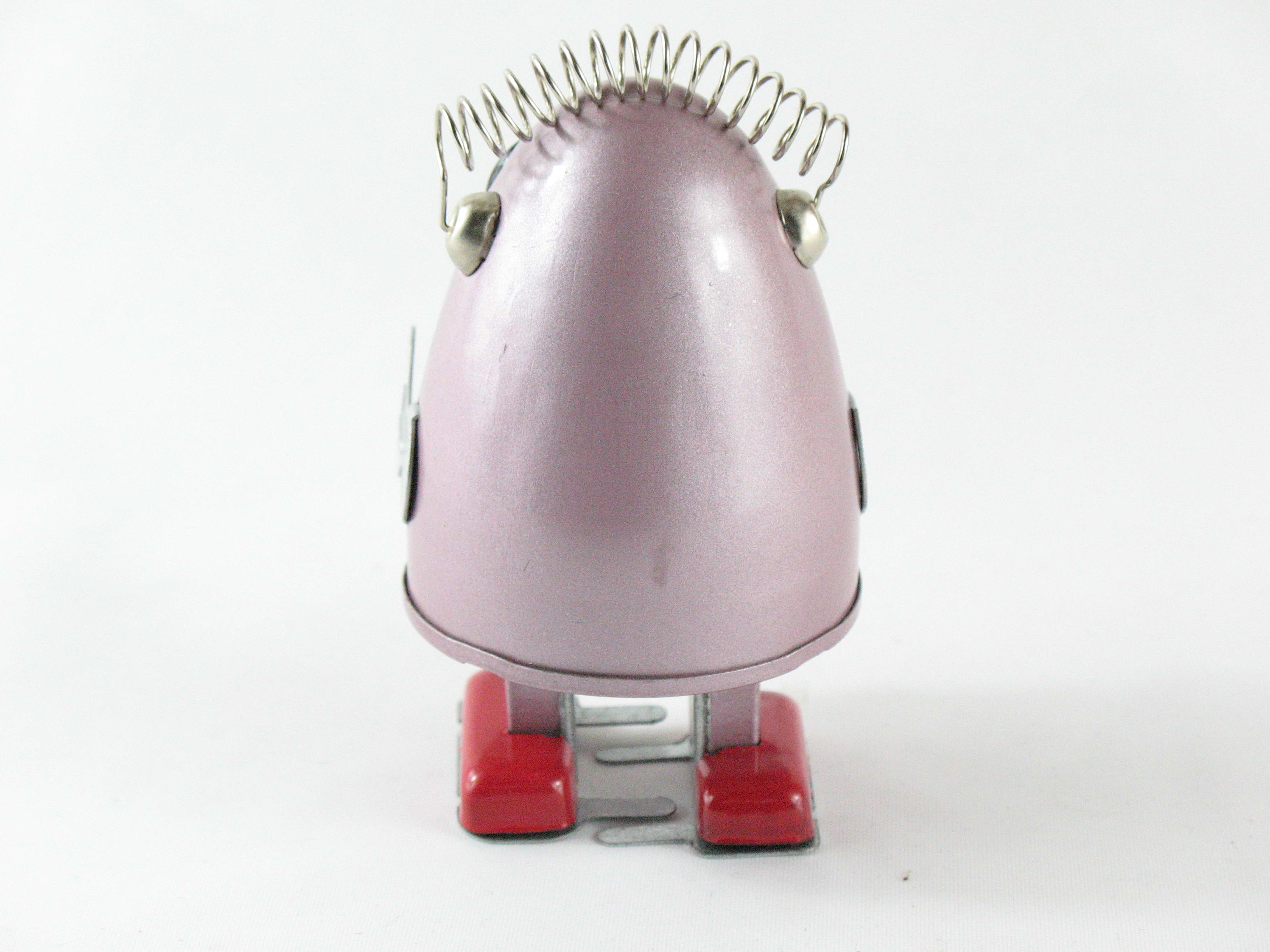 Blechspielzeug - Roboter EGG ROBOT, violett