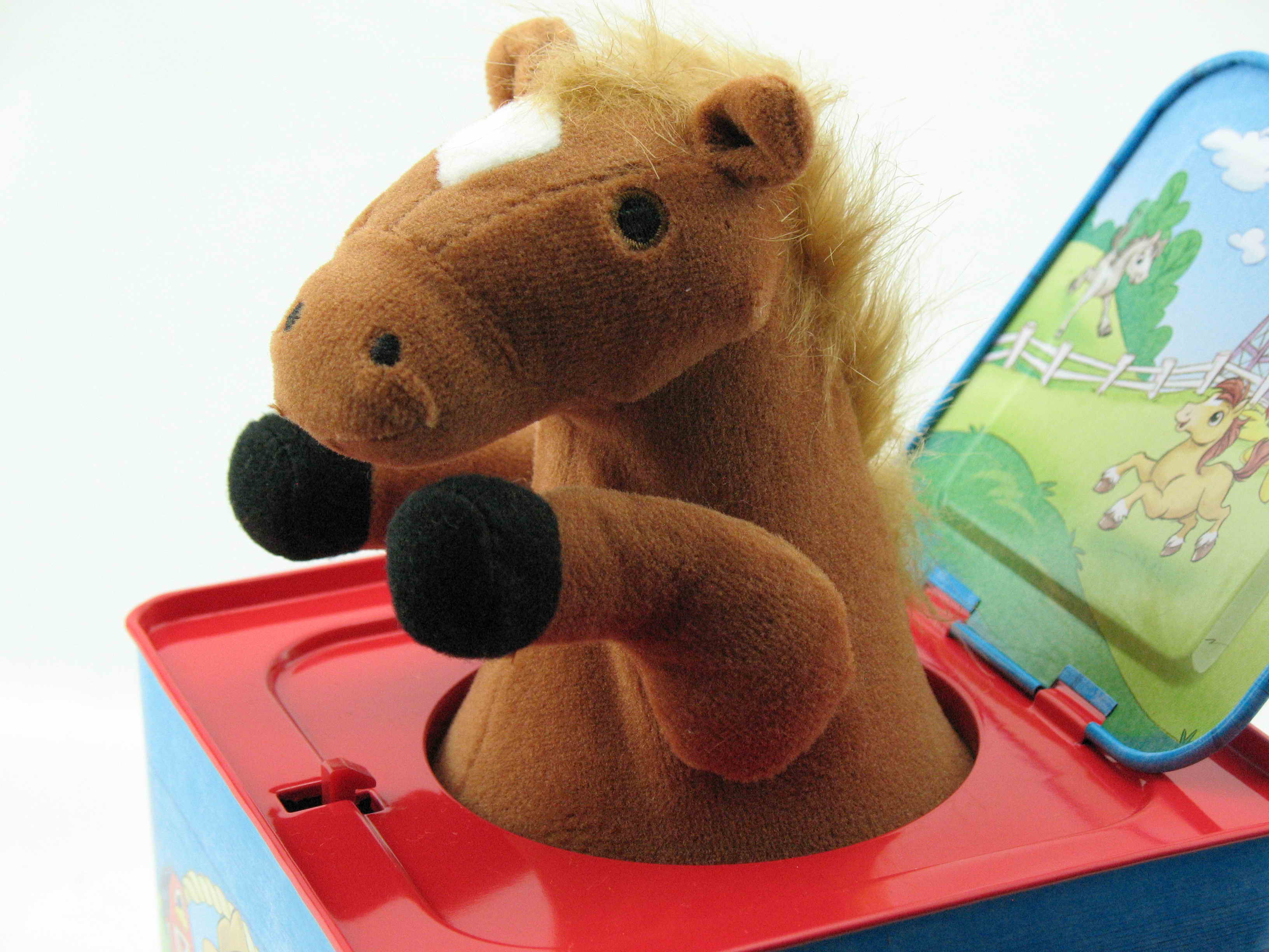 Blechspielzeug - Jack in the Box Pony, Poppin' Pony