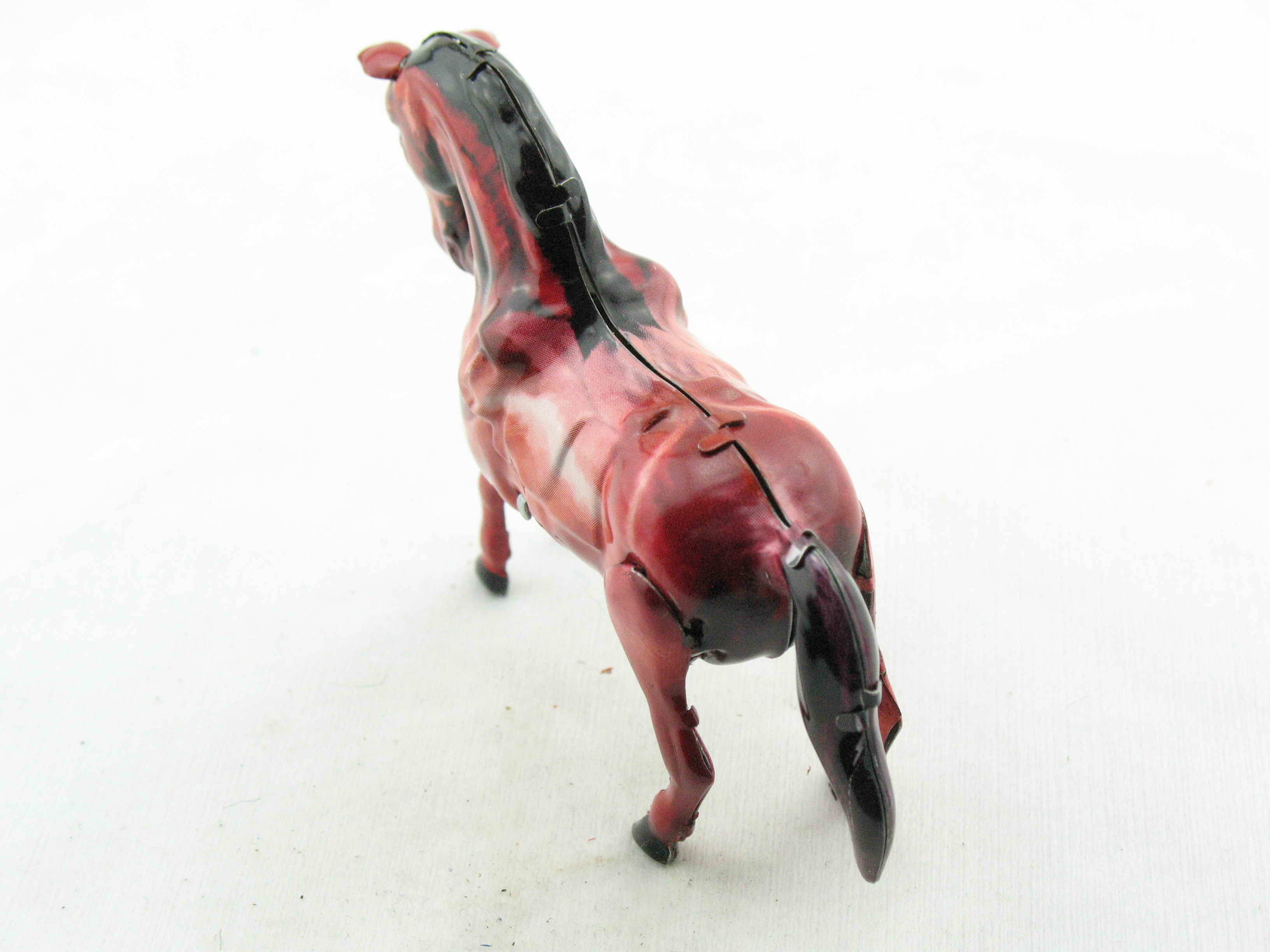 Blechspielzeug - Pferd aus Blech Red Devil