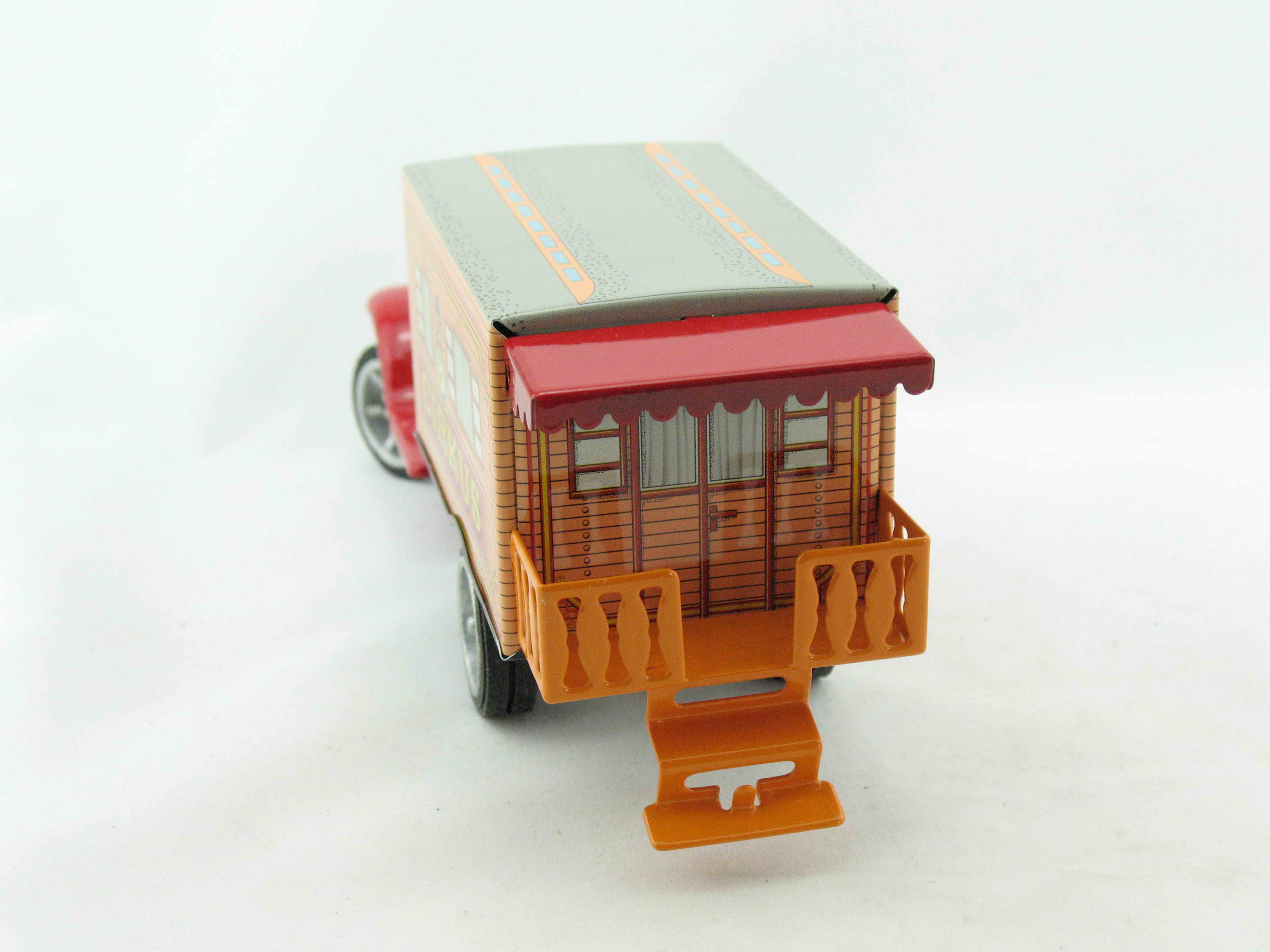 Hawkeye LKW Zirkus-Wohnmobil mit Uhrwerk von KOVAP - Blechspielzeug