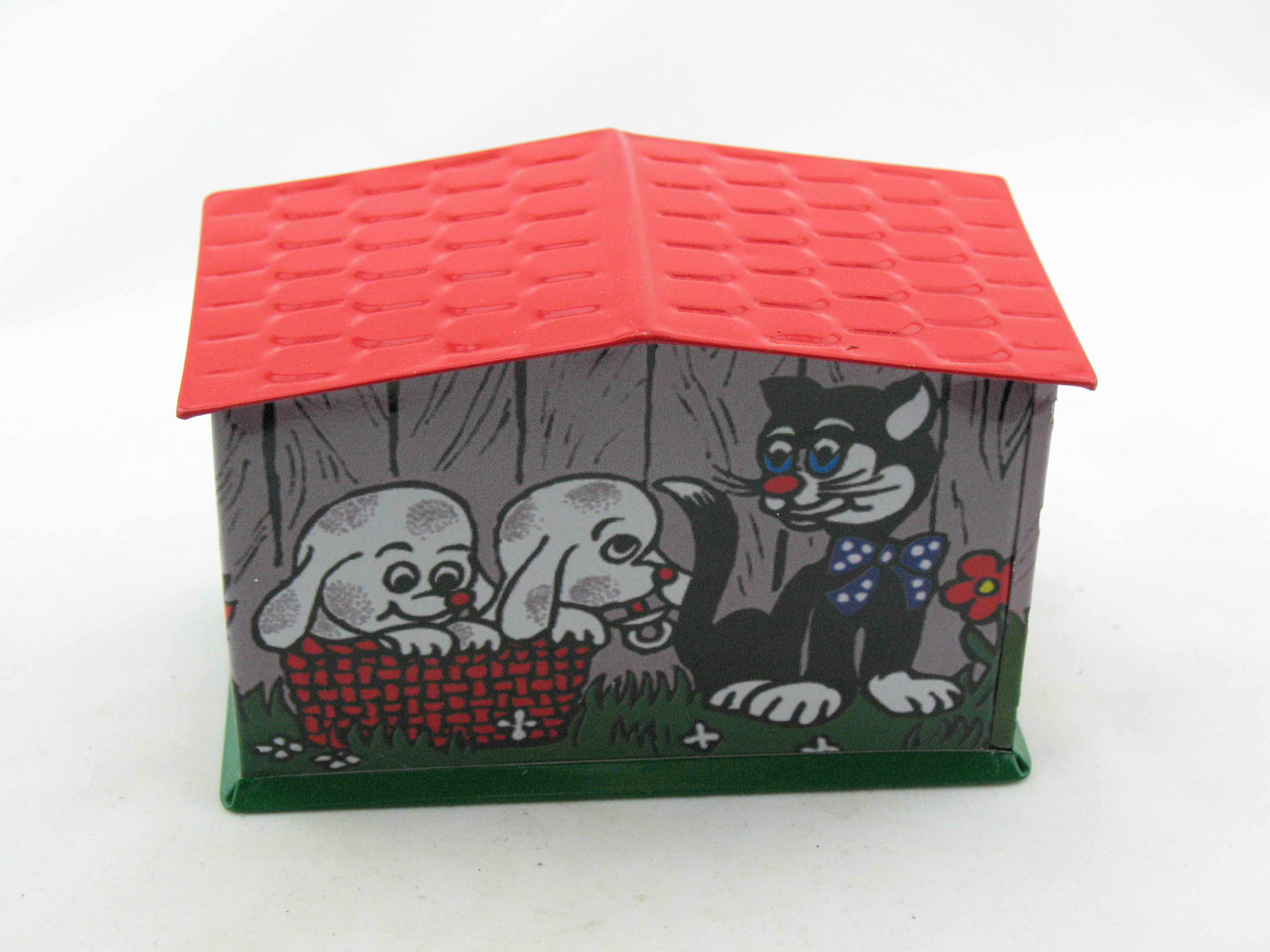 Blechspielzeug - Spardose Hundehütte