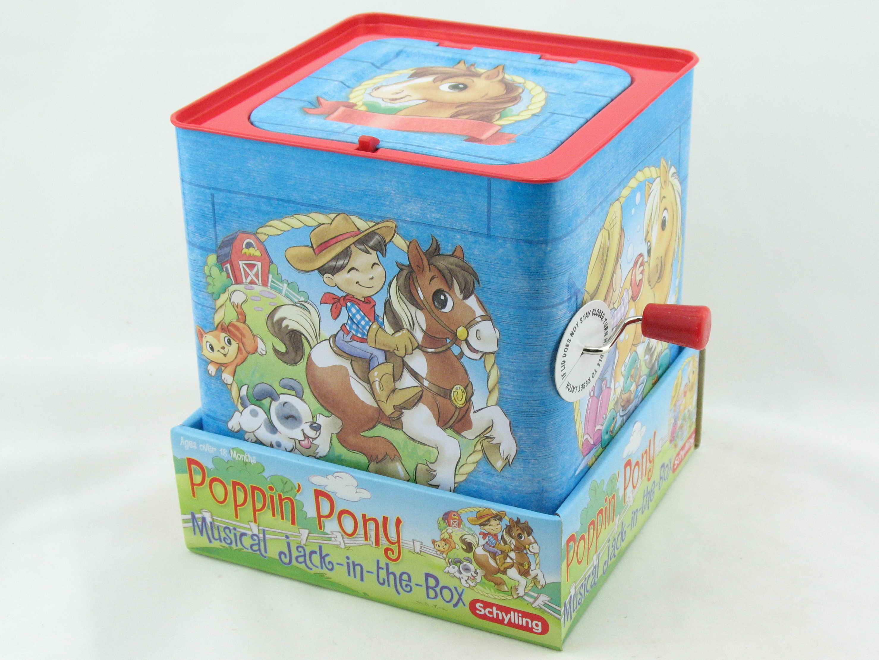 Blechspielzeug - Jack in the Box Pony, Poppin' Pony
