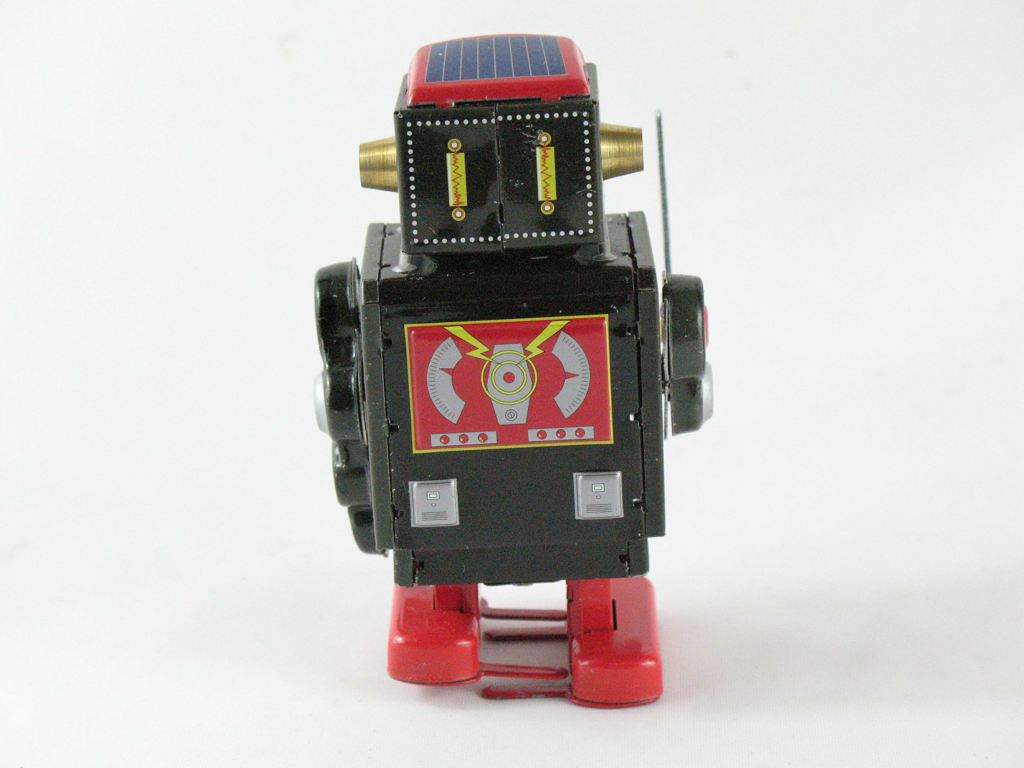 Blechspielzeug - Roboter schwarz - rot