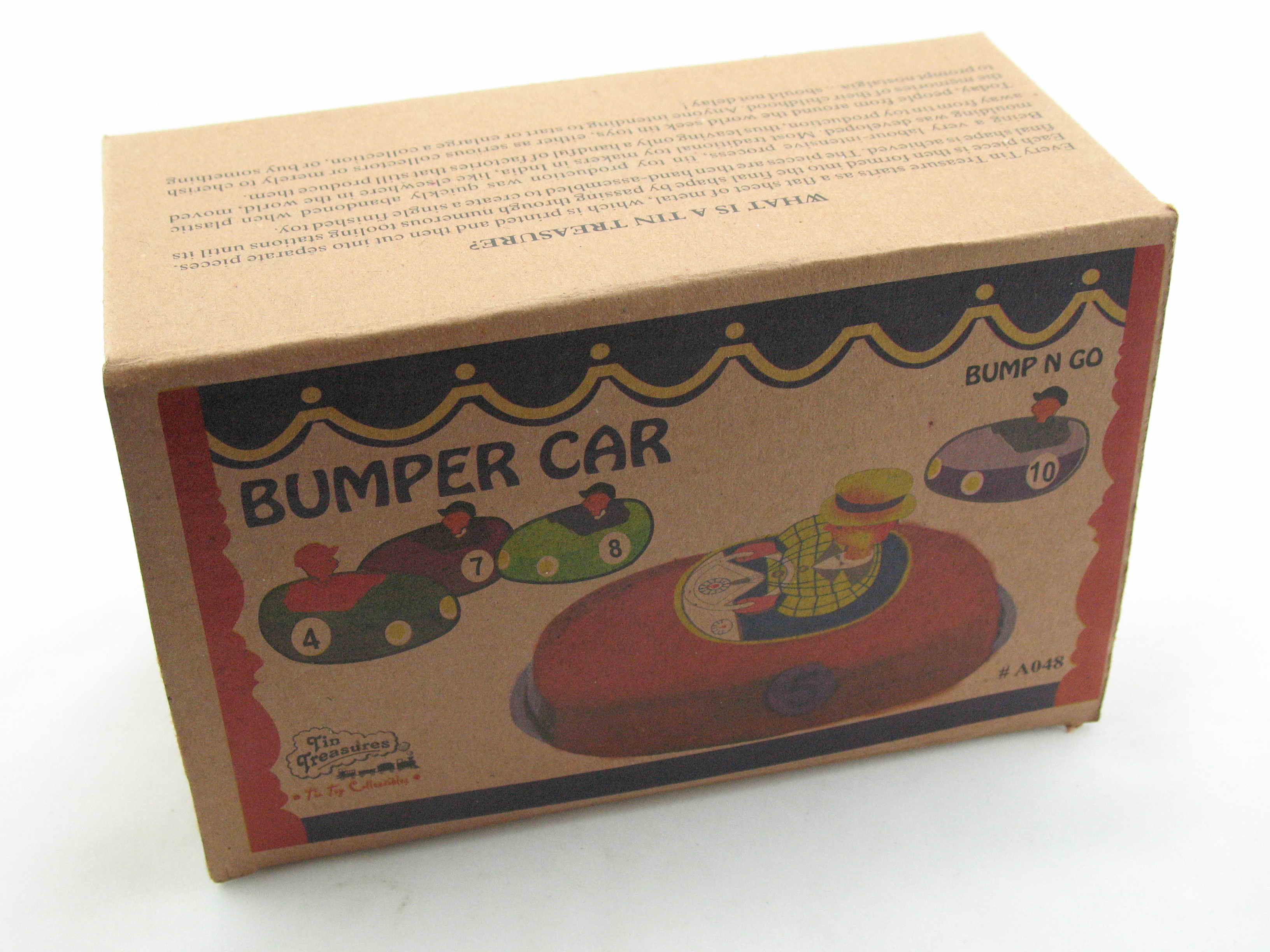 Blechspielzeug - Auto Scooter Bumper Car mit Uhrwerk