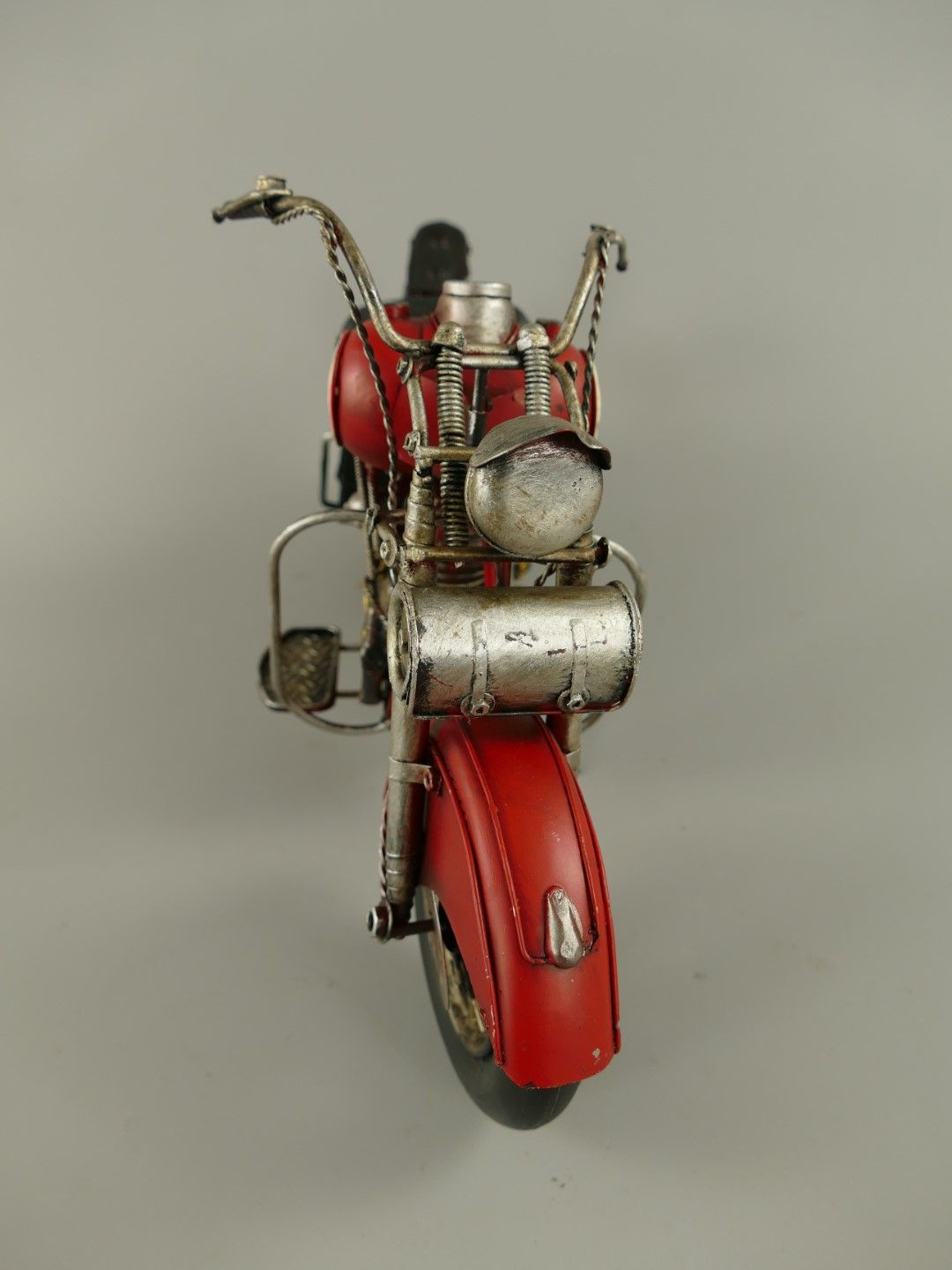 Blechmodell - Motorrad USA Indian Motorcycle, rot, 42 cm