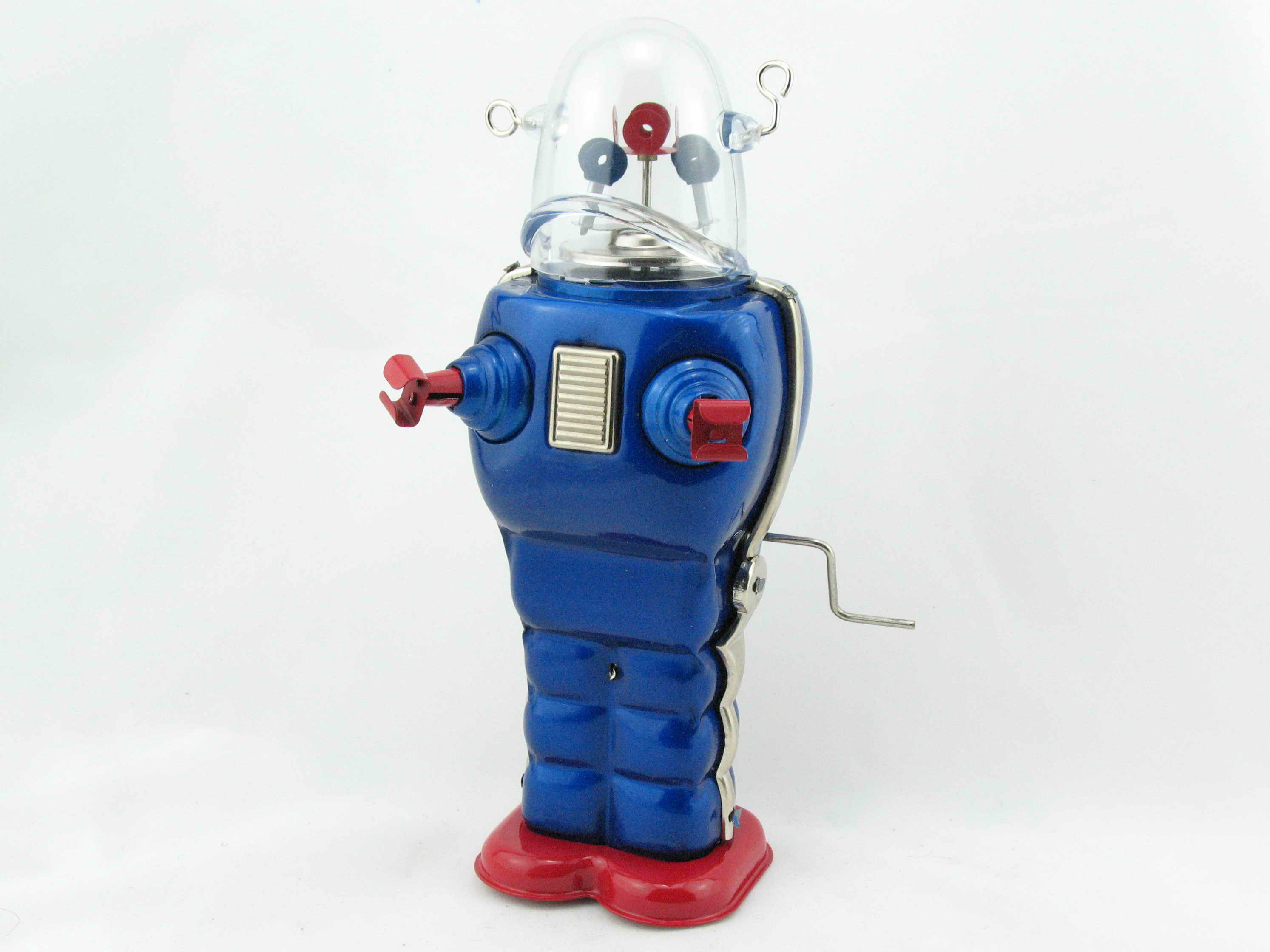 Blechspielzeug - Roboter Space Trooper, groß, blau