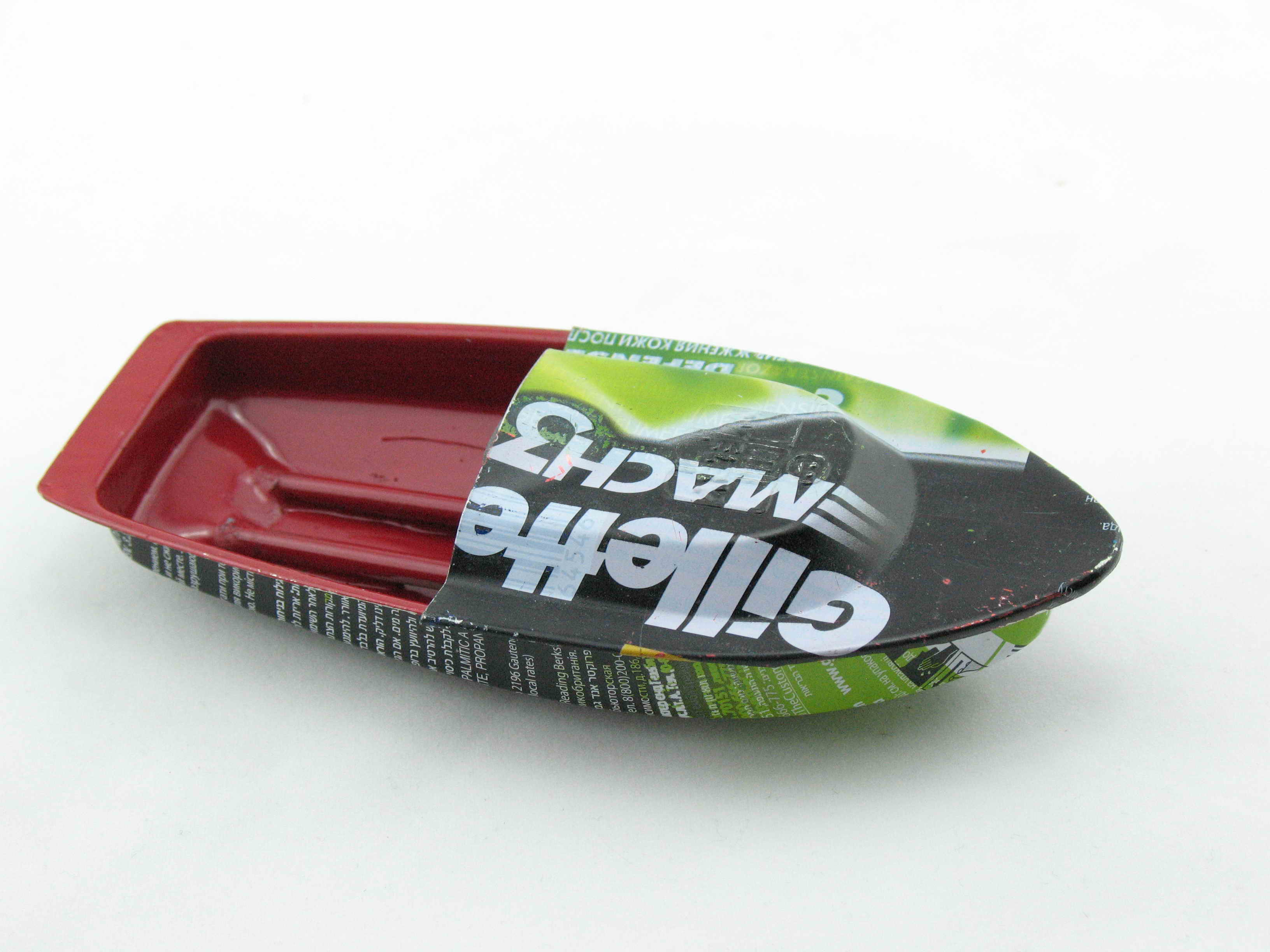 Blechspielzeug - Kerzenboot, Dampfboot, Pop Pop Boat Recycled