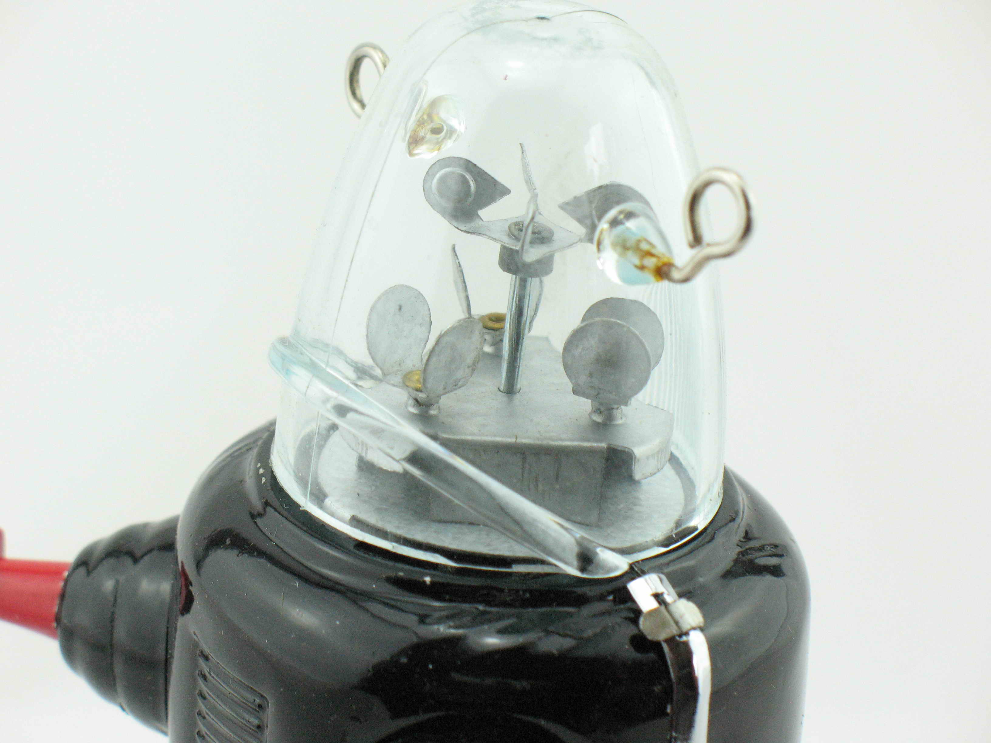 Blechspielzeug - Roboter Space Trooper mit Glashelm, schwarz