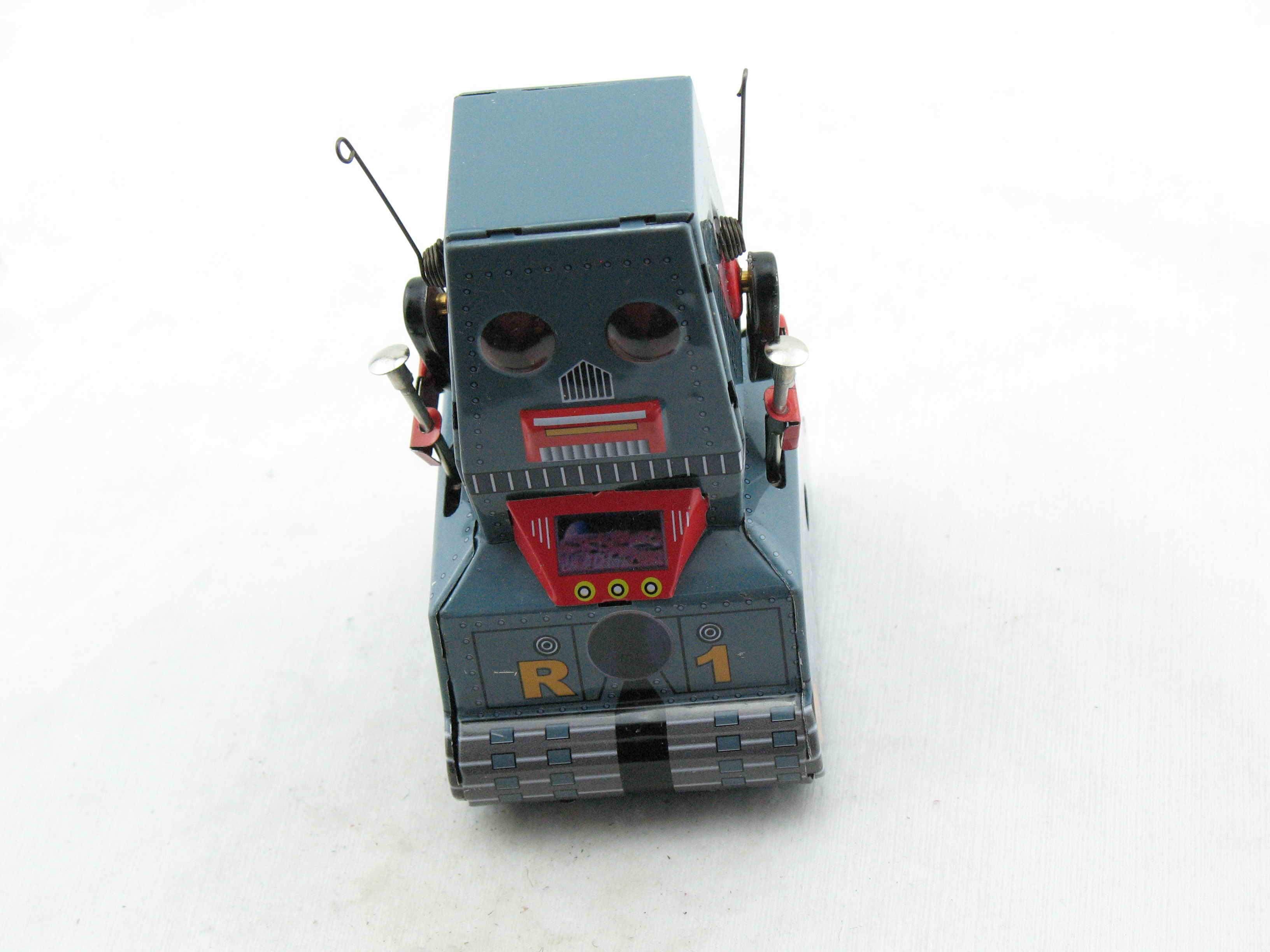 Blechspielzeug - Roboter auf Raupen