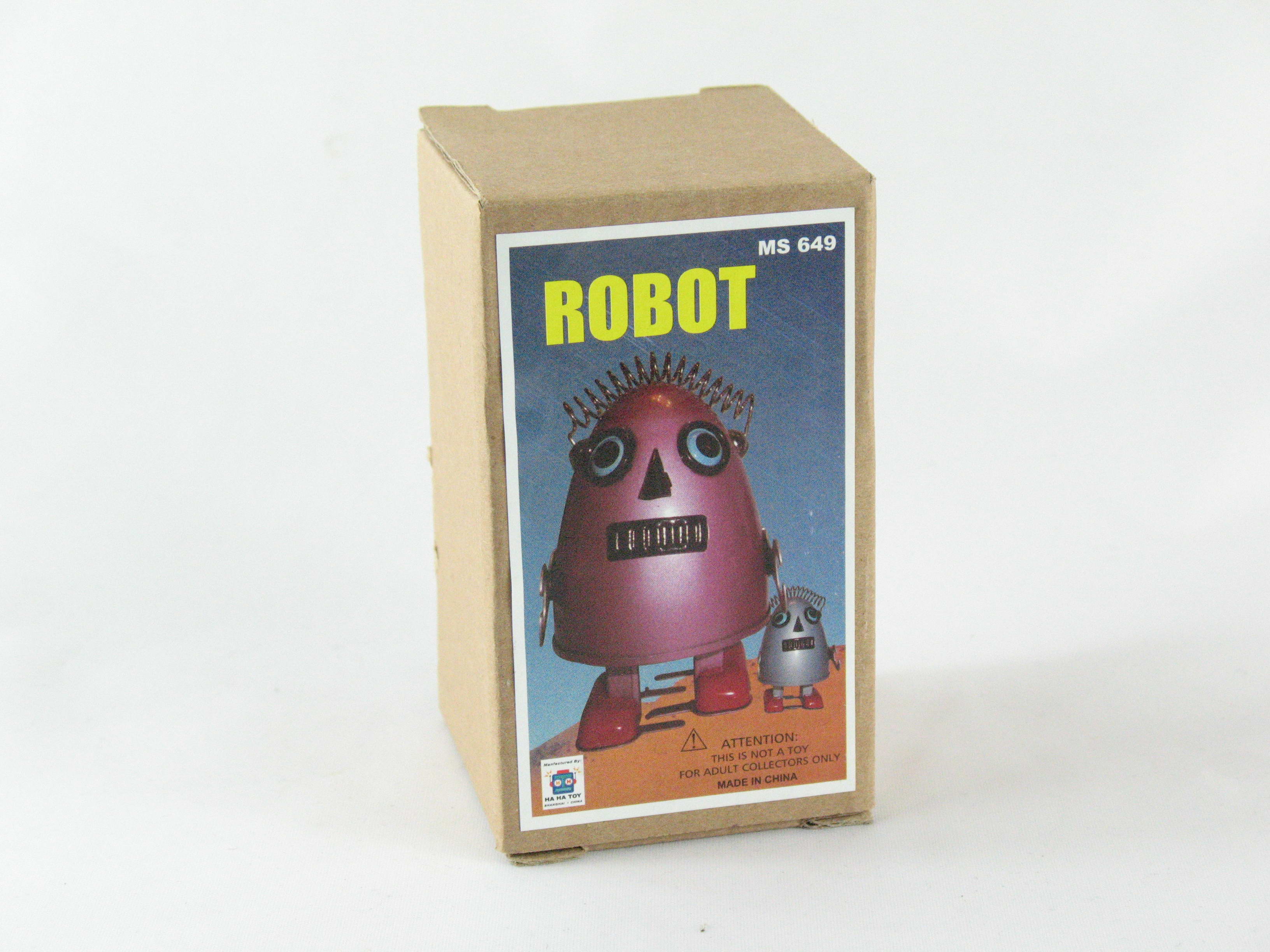 Blechspielzeug - Roboter EGG ROBOT, hellblau
