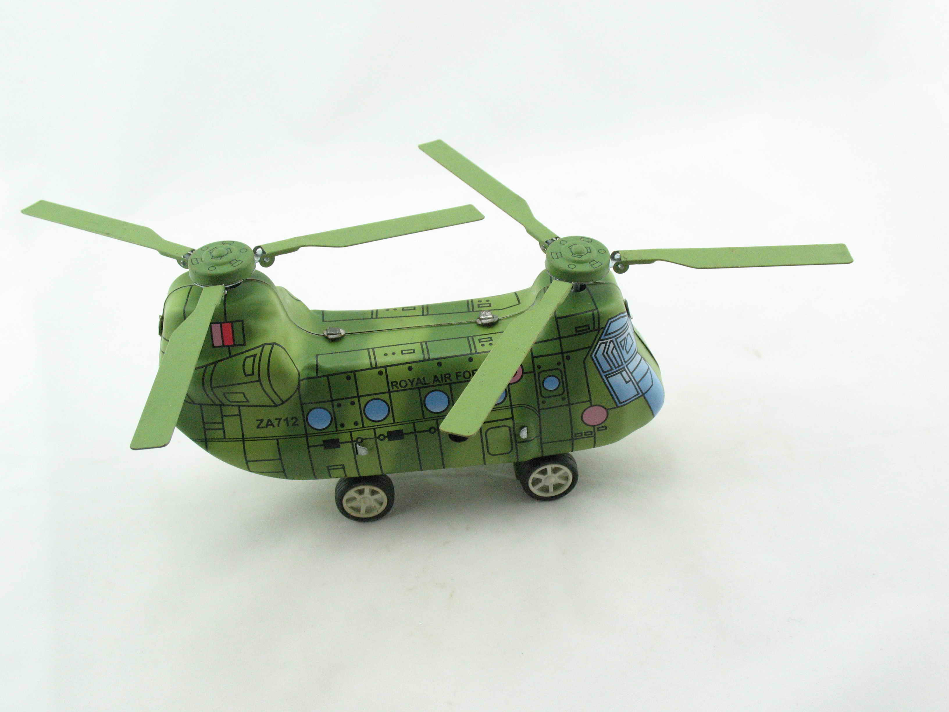 Blechspielzeug - Helikopter Chinoock mit zwei Rotoren