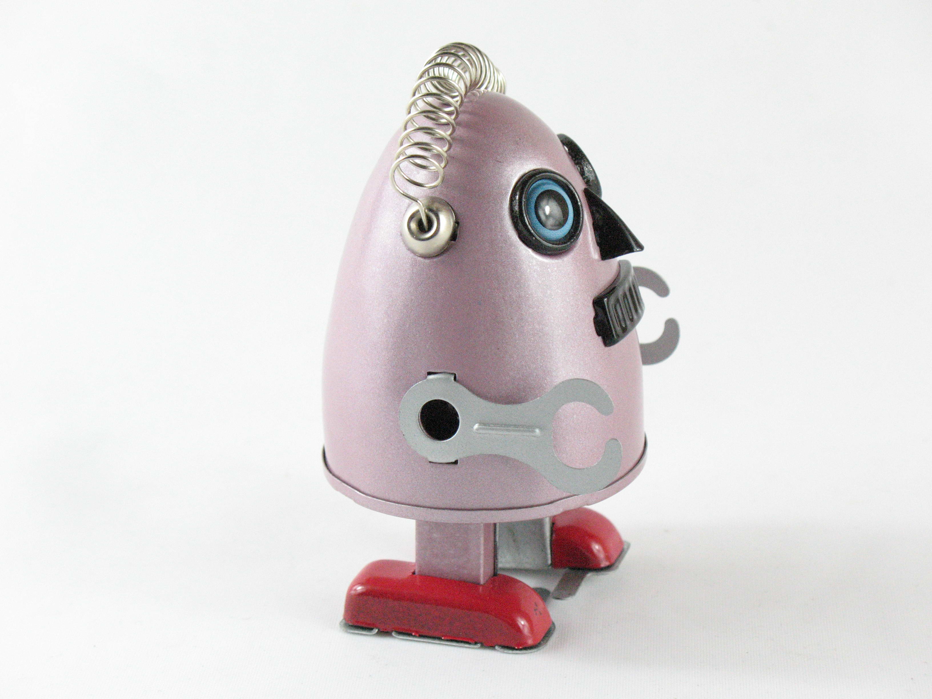 Blechspielzeug - Roboter EGG ROBOT, violett
