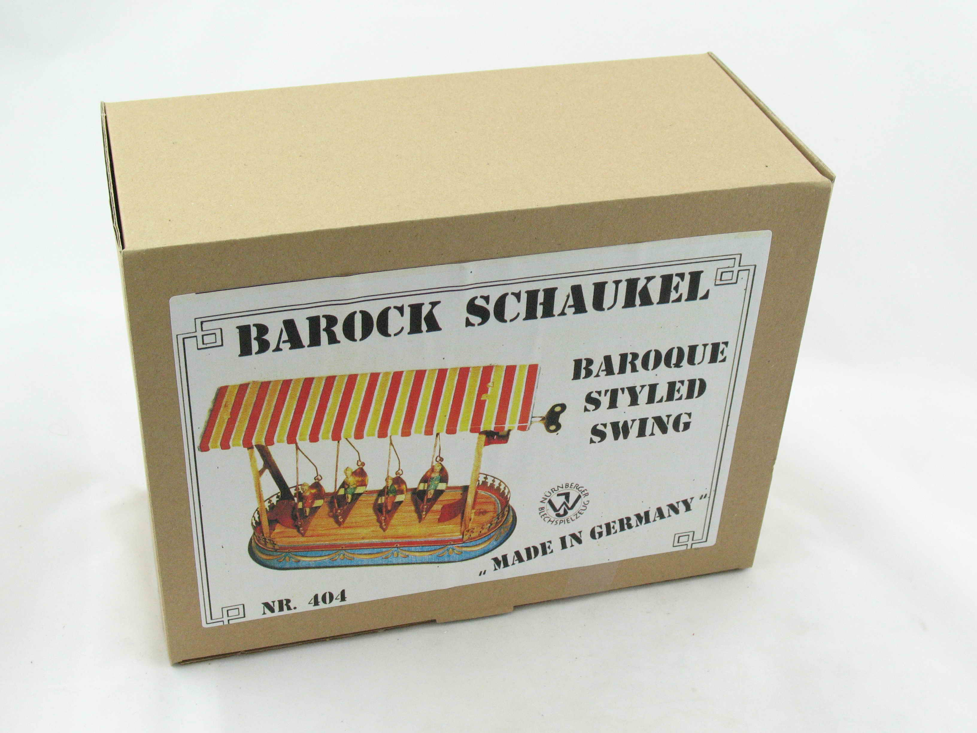 Blechspielzeug - Barock-Schiffschaukel, made in Germany