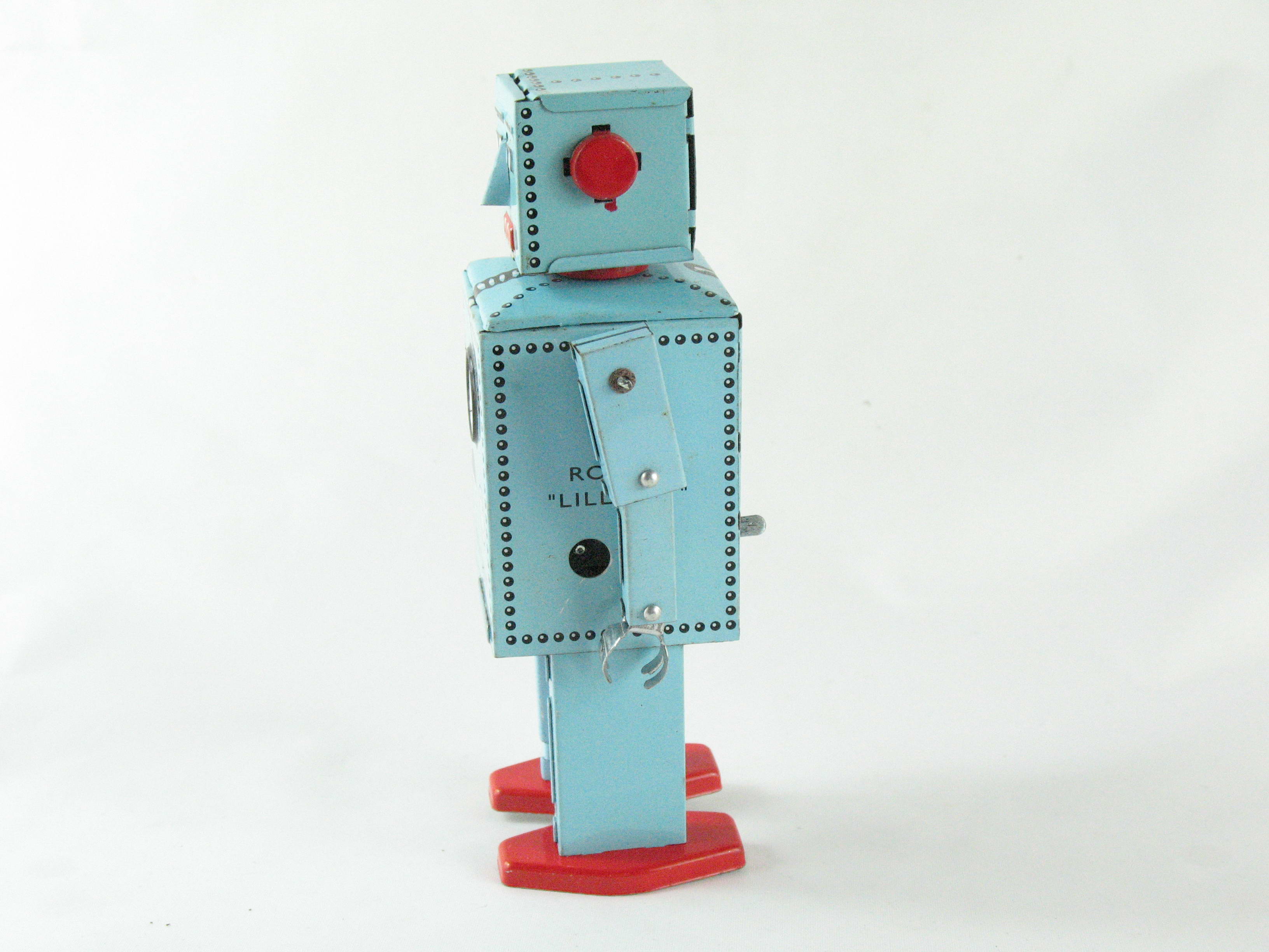 Blechspielzeug - Roboter Lilliput blau