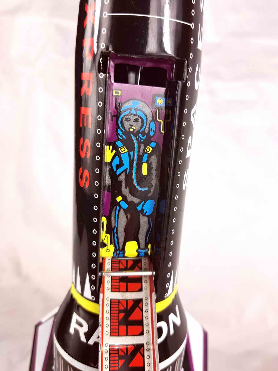 Blechspielzeug - Rakete schwarz 'RADON' von DBS