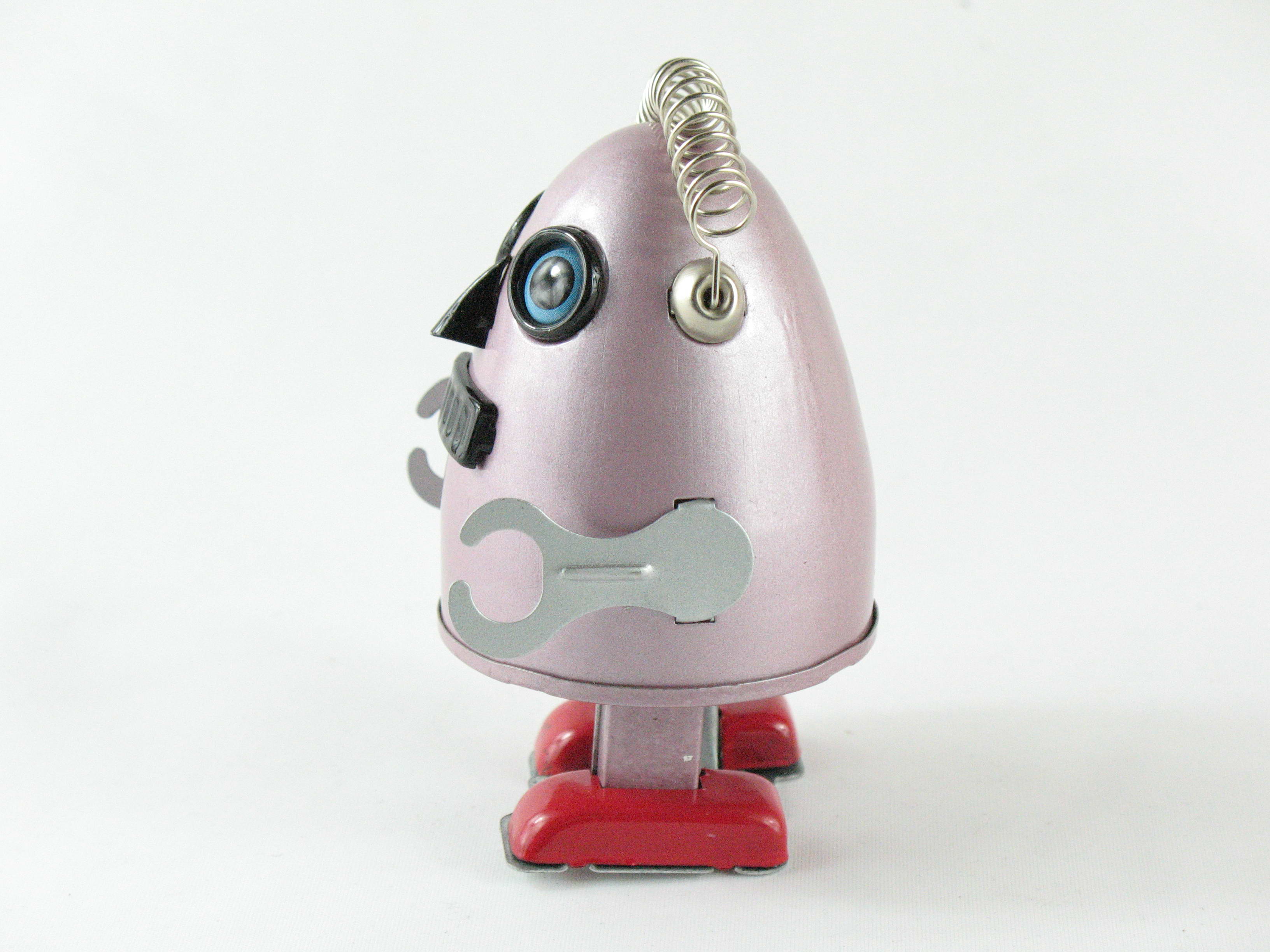 Blechspielzeug - Roboter EGG ROBOT, violett