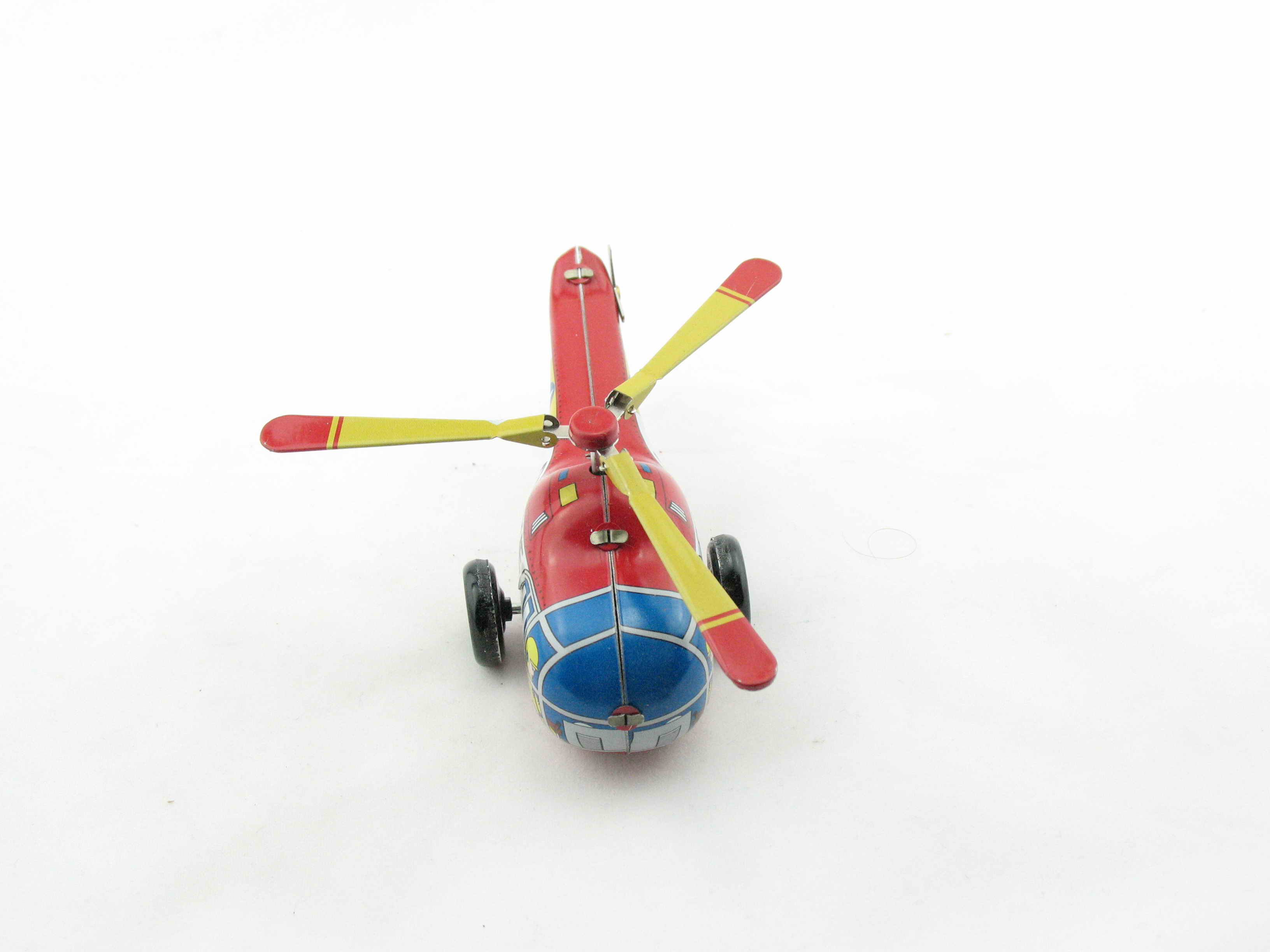 Blechspielzeug - Rescue Helikopter, klein mit Uhrwerk