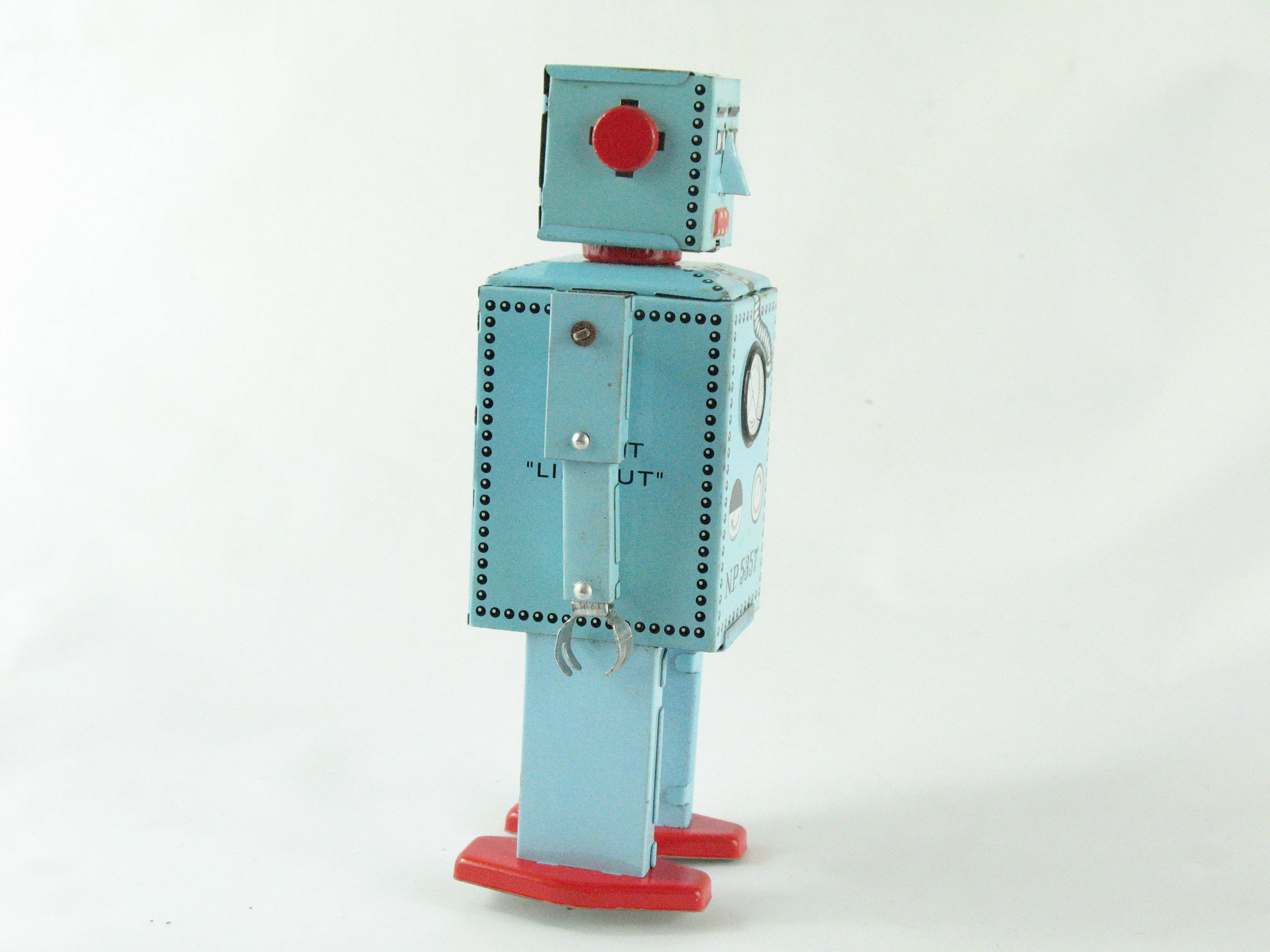 Blechspielzeug - Roboter Lilliput blau