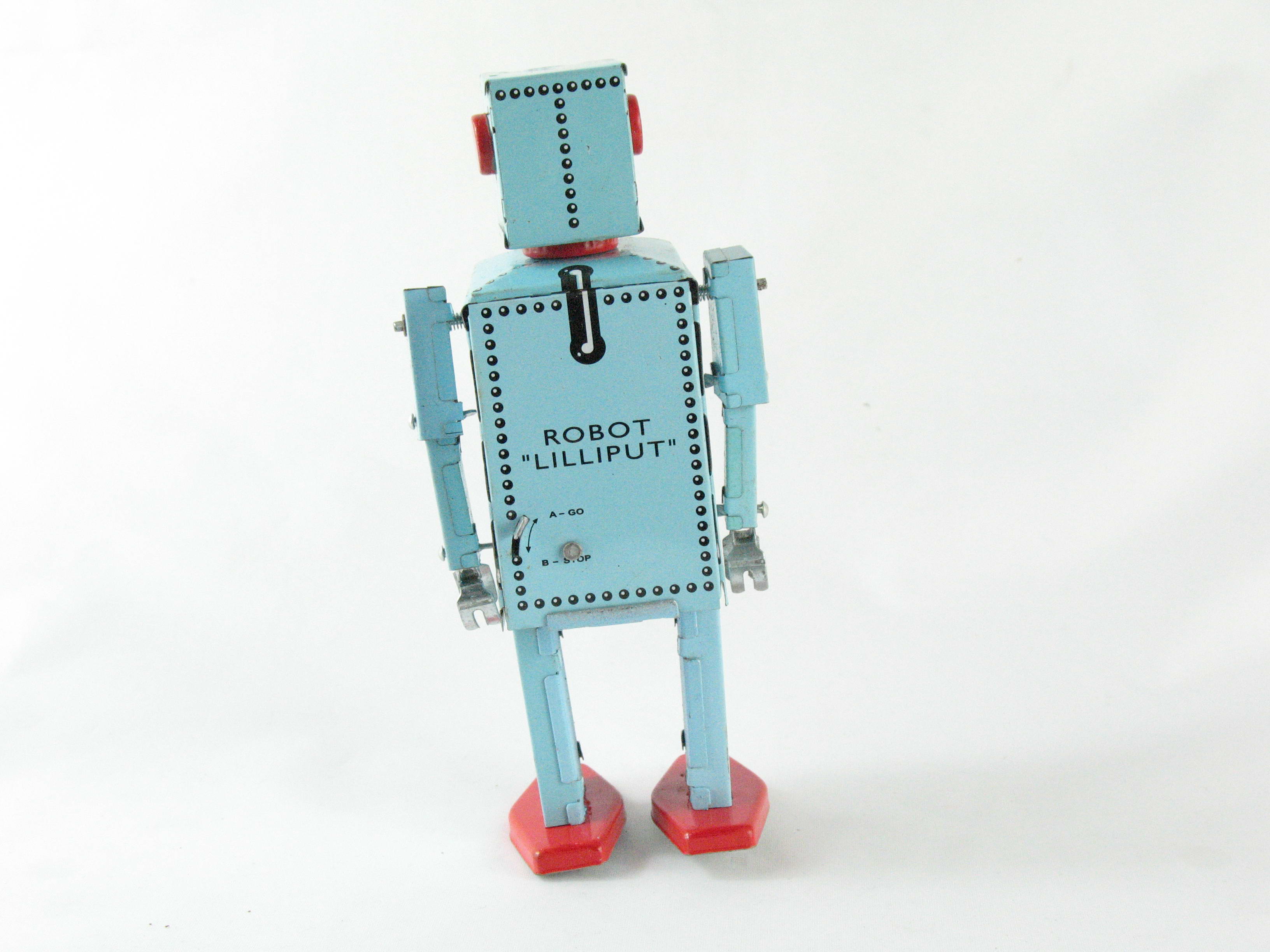 Blechspielzeug - Roboter Lilliput blau