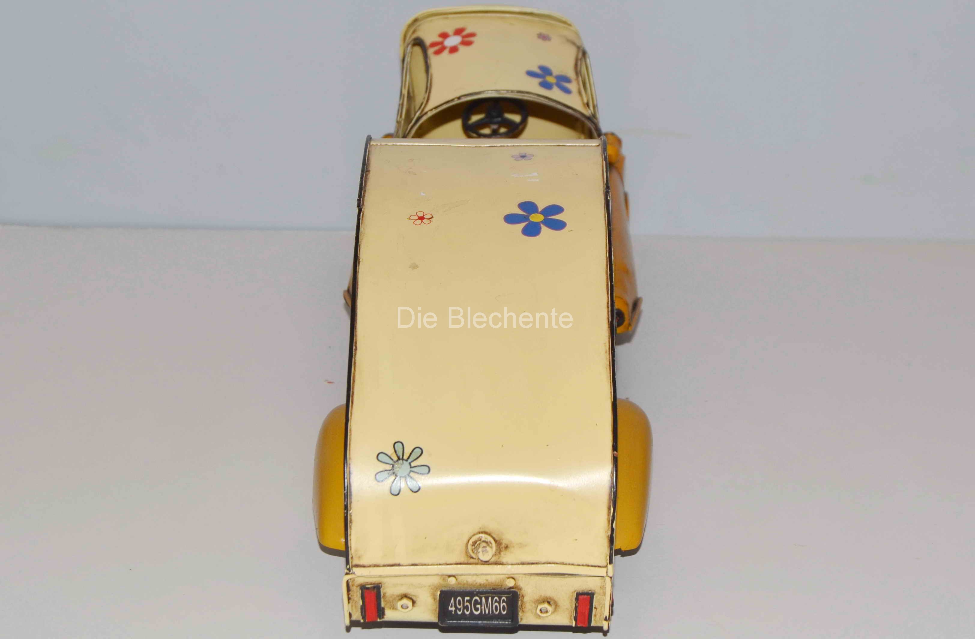 Blechmodell - BMW Isetta mit Wohnwagen