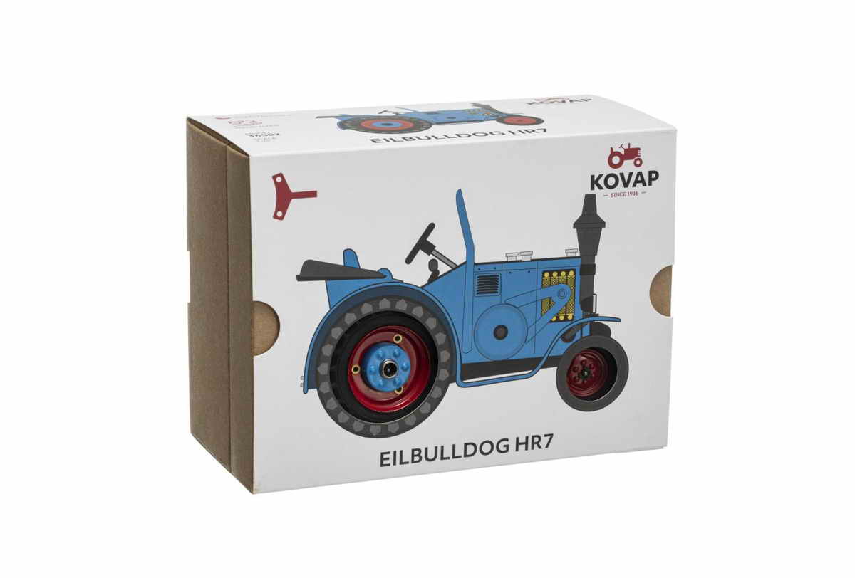 Traktor Eilbulldog HR7 von KOVAP - Blechspielzeug