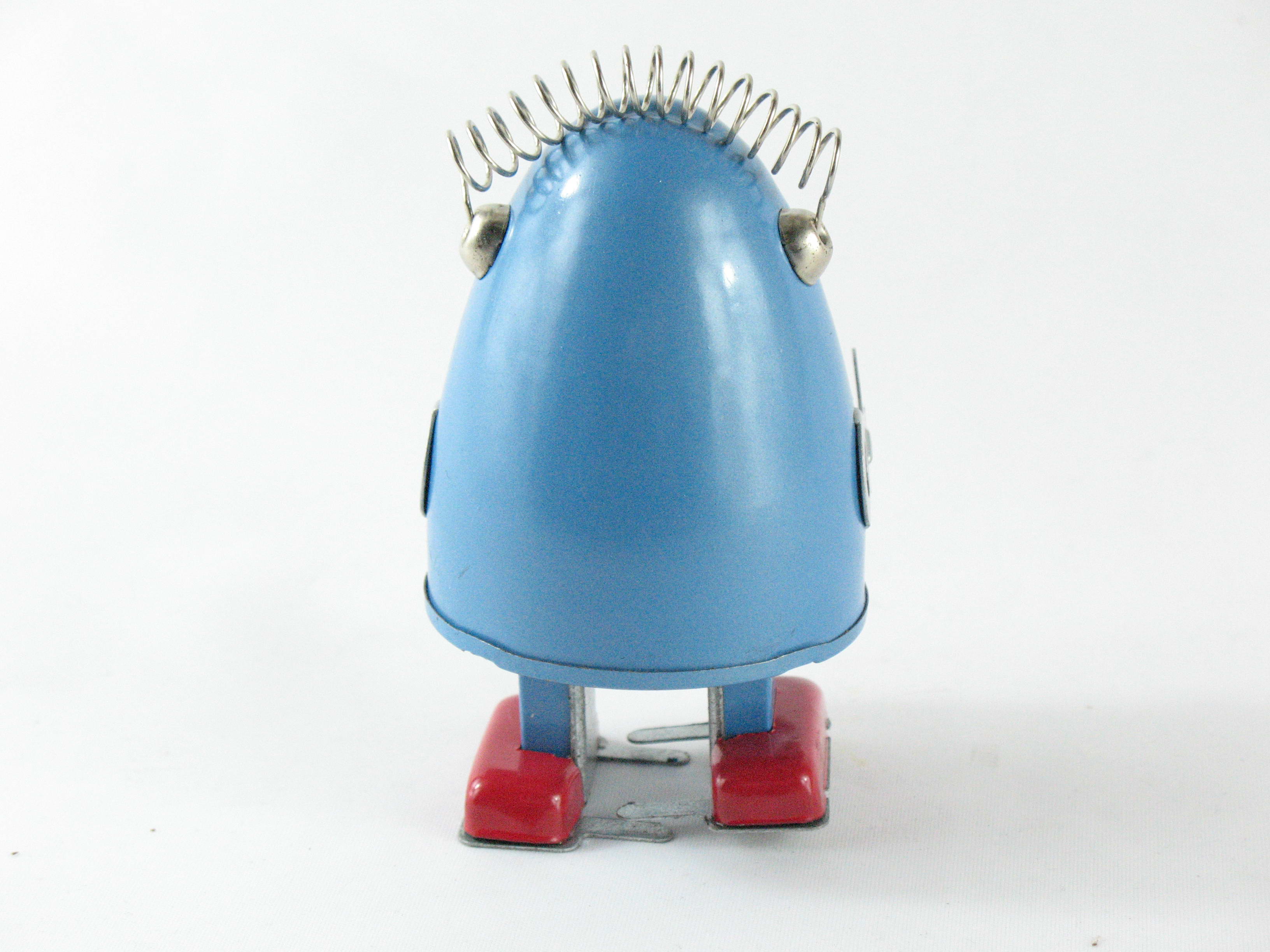 Blechspielzeug - Roboter EGG ROBOT, hellblau