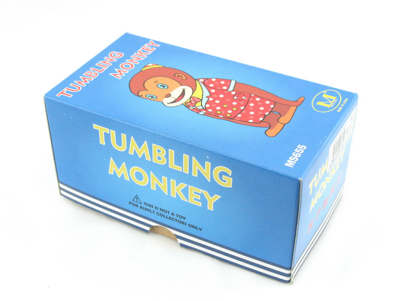 Blechspielzeug - Turnender Affe mit Überschlag TUMBLING MONKEY
