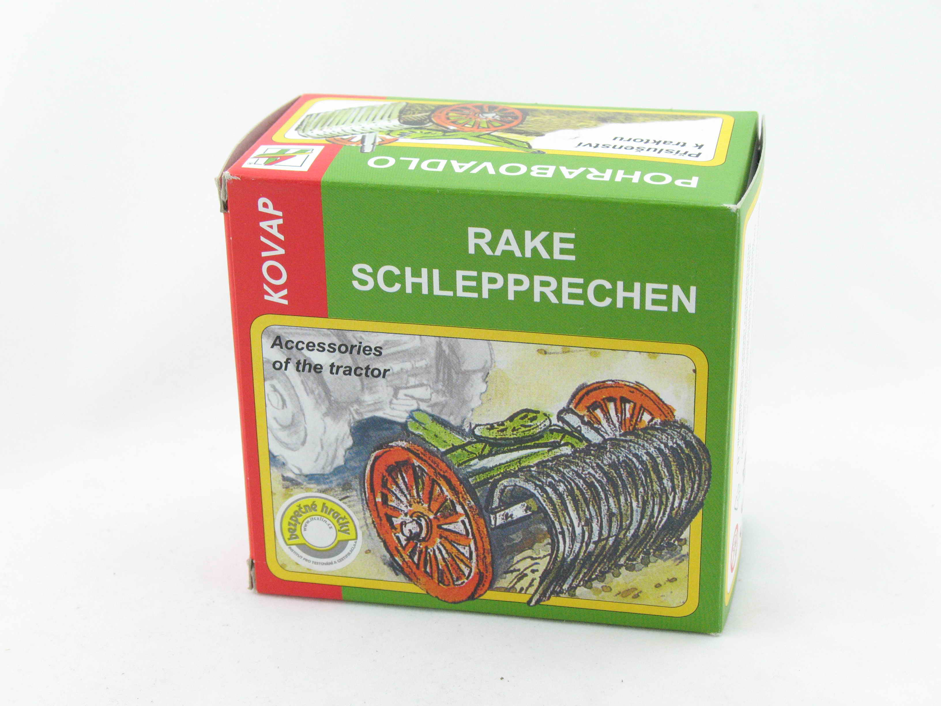 Traktor Zubehör Schlepprechen von KOVAP - Blechspielzeug
