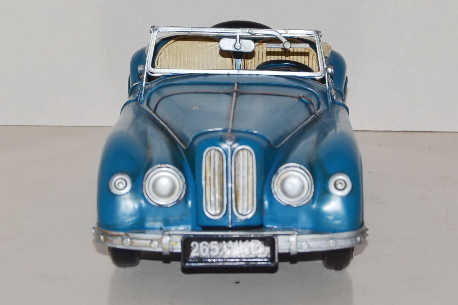 Blechmodell - Blaues Cabrio BMW 328