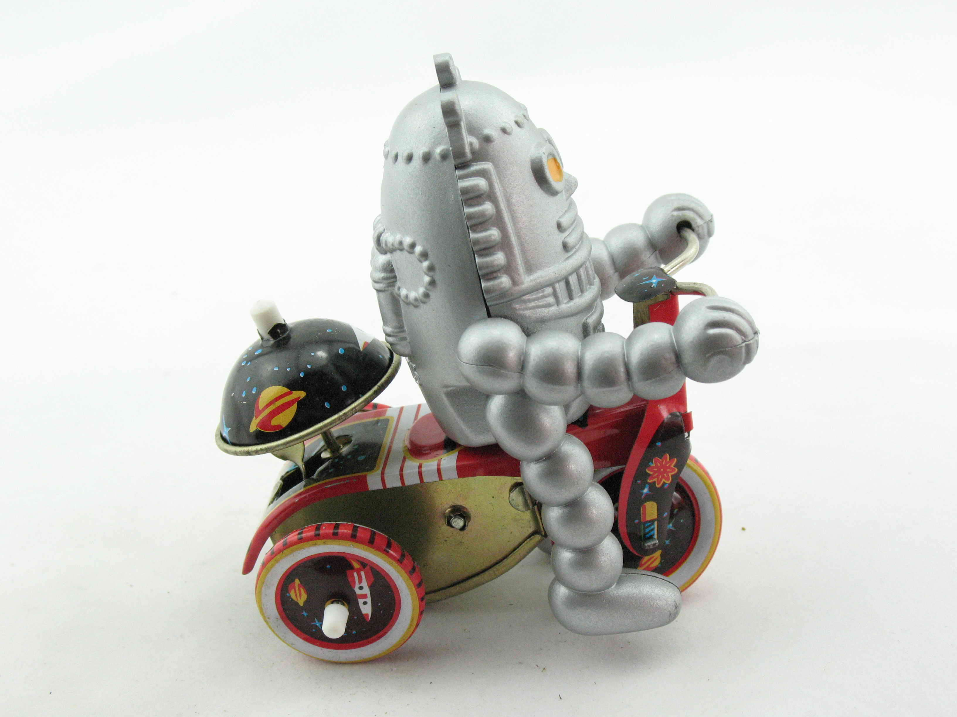 Blechspielzeug - Space Baby-Robot auf Dreirad