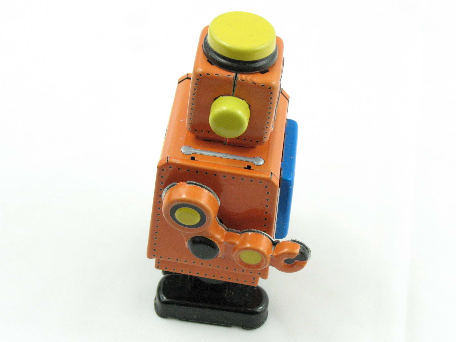 Blechspielzeug - Roboter orange