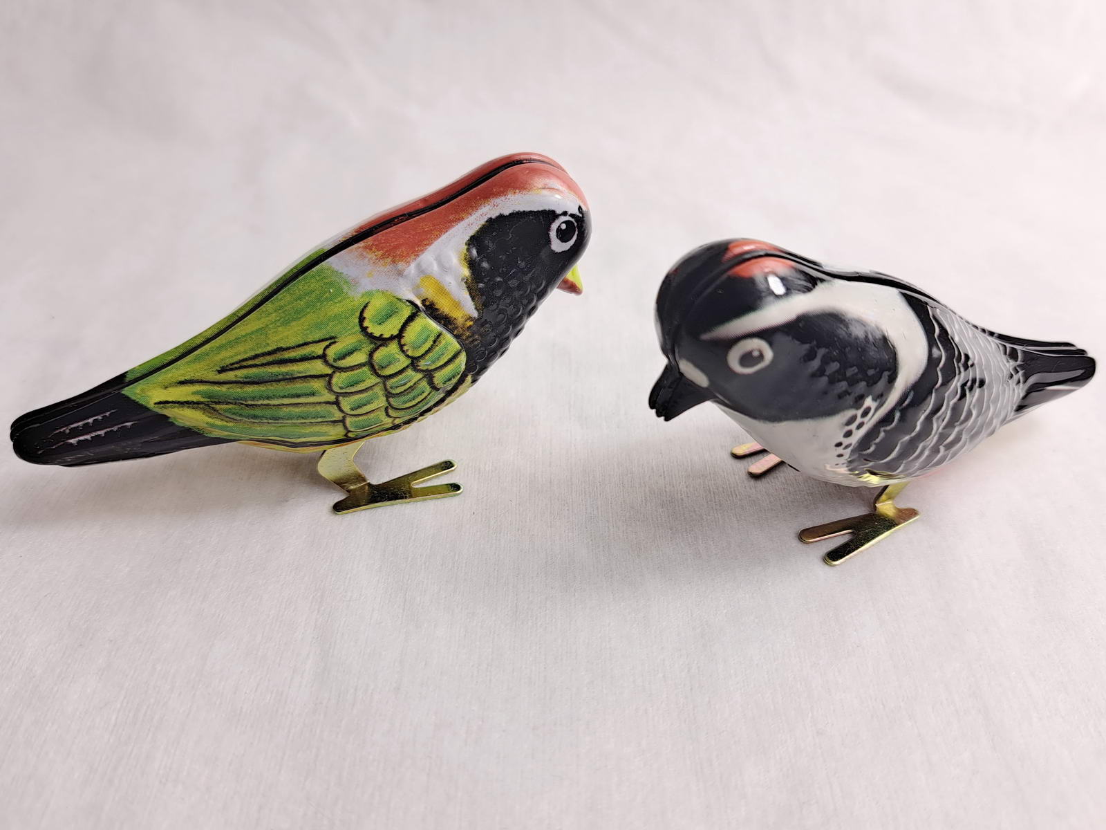 Blechspielzeug - Pickvogel zum Aufziehen, schwarz