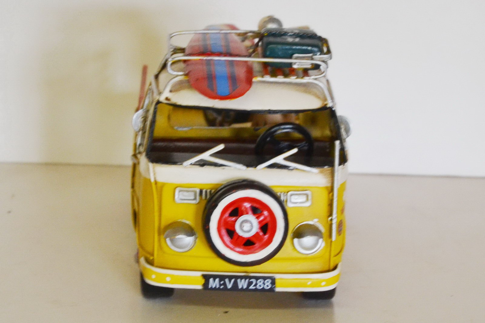 Blechmodell - Transporter mit Motorroller
