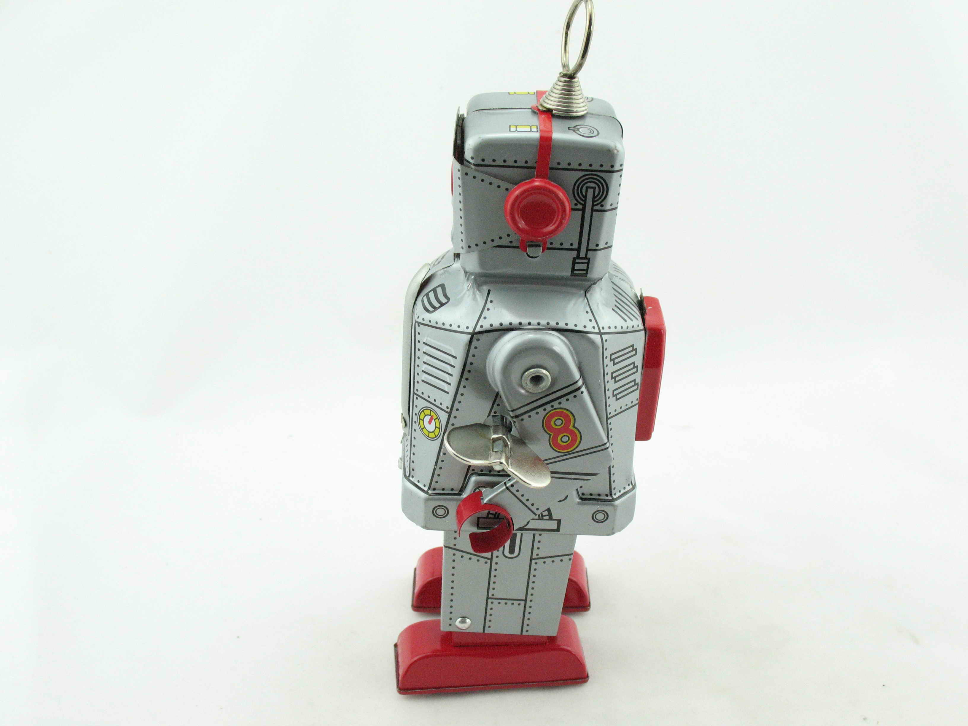 Blechspielzeug - Roboter Space Robot, 20 cm silber
