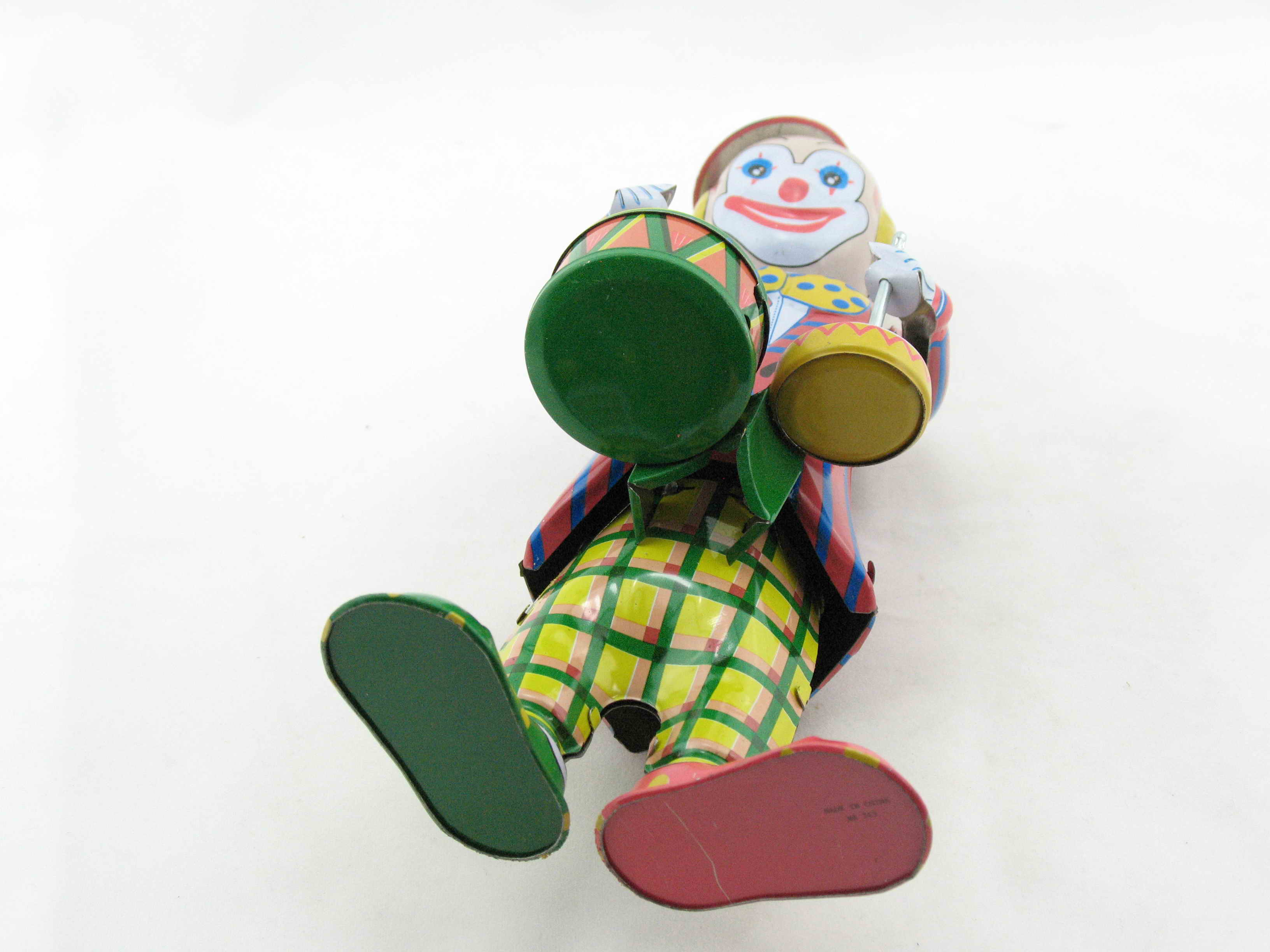 Blechspielzeug - Clown trommelnd