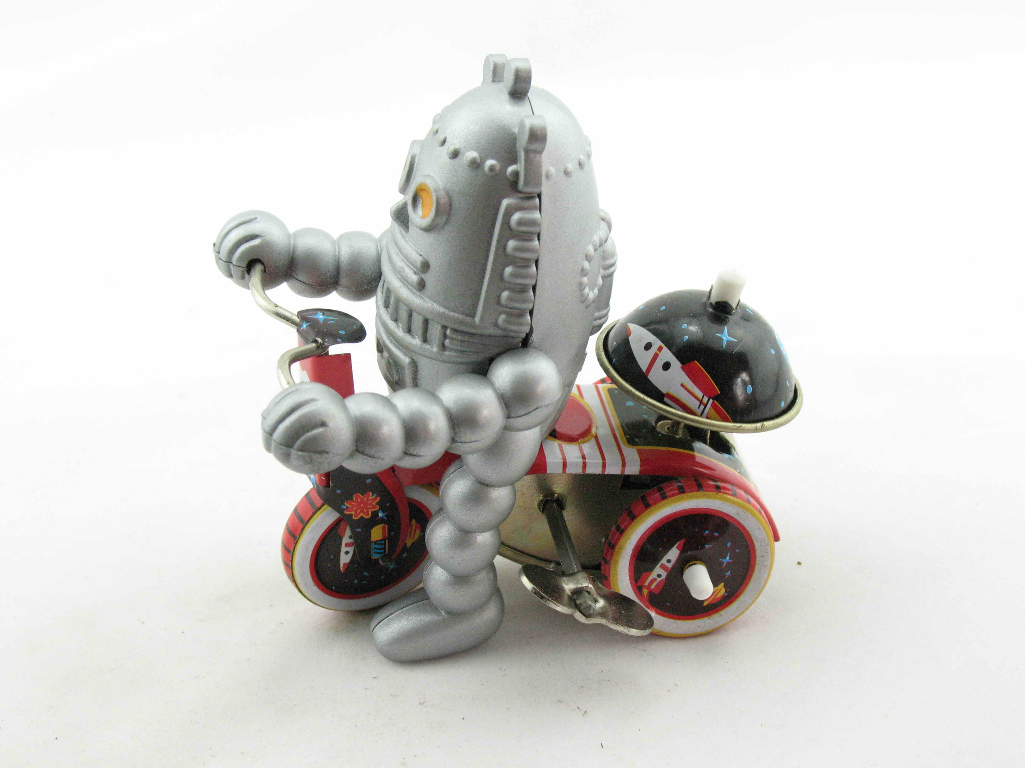 Blechspielzeug - Space Baby-Robot auf Dreirad