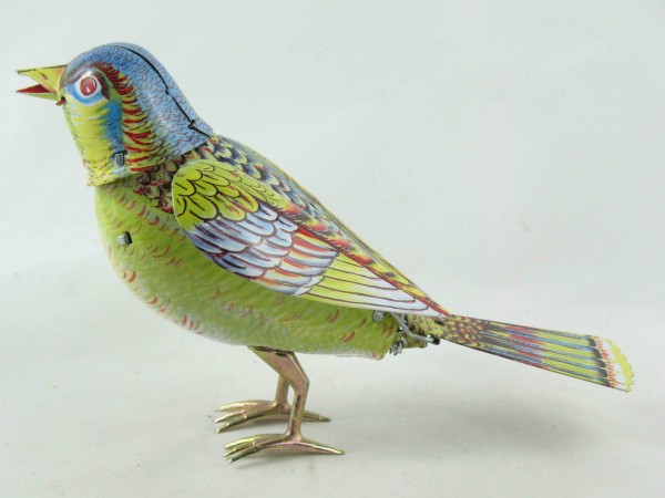 Blechspielzeug - Vogel Singing Bird mit Stimme