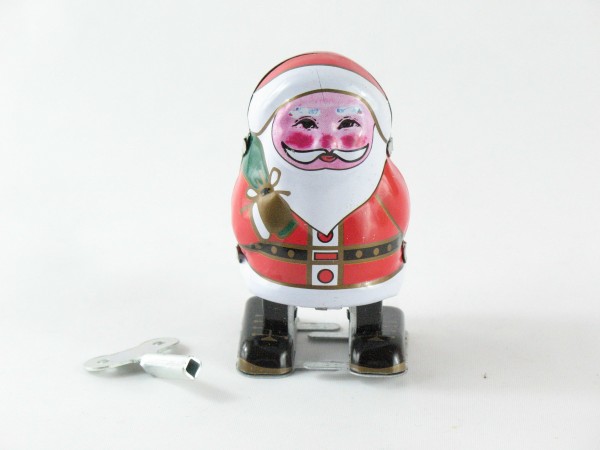 Blechspielzeug - Weihnachtsmann klein