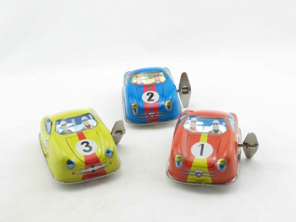 Blechspielzeug - Rennwagen - DBS 1+2+3 (3er Set im Karton)