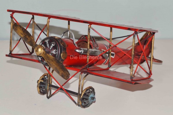 Blechmodell - Doppeldecker Fokker 1917