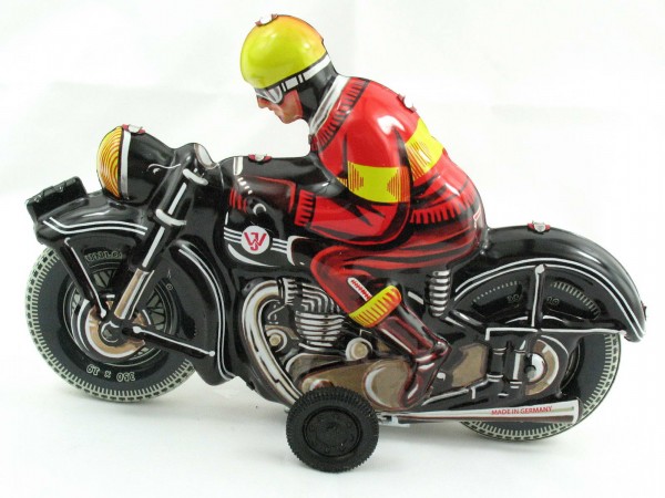 Blechspielzeug - Motorrad schwarz Deutschland