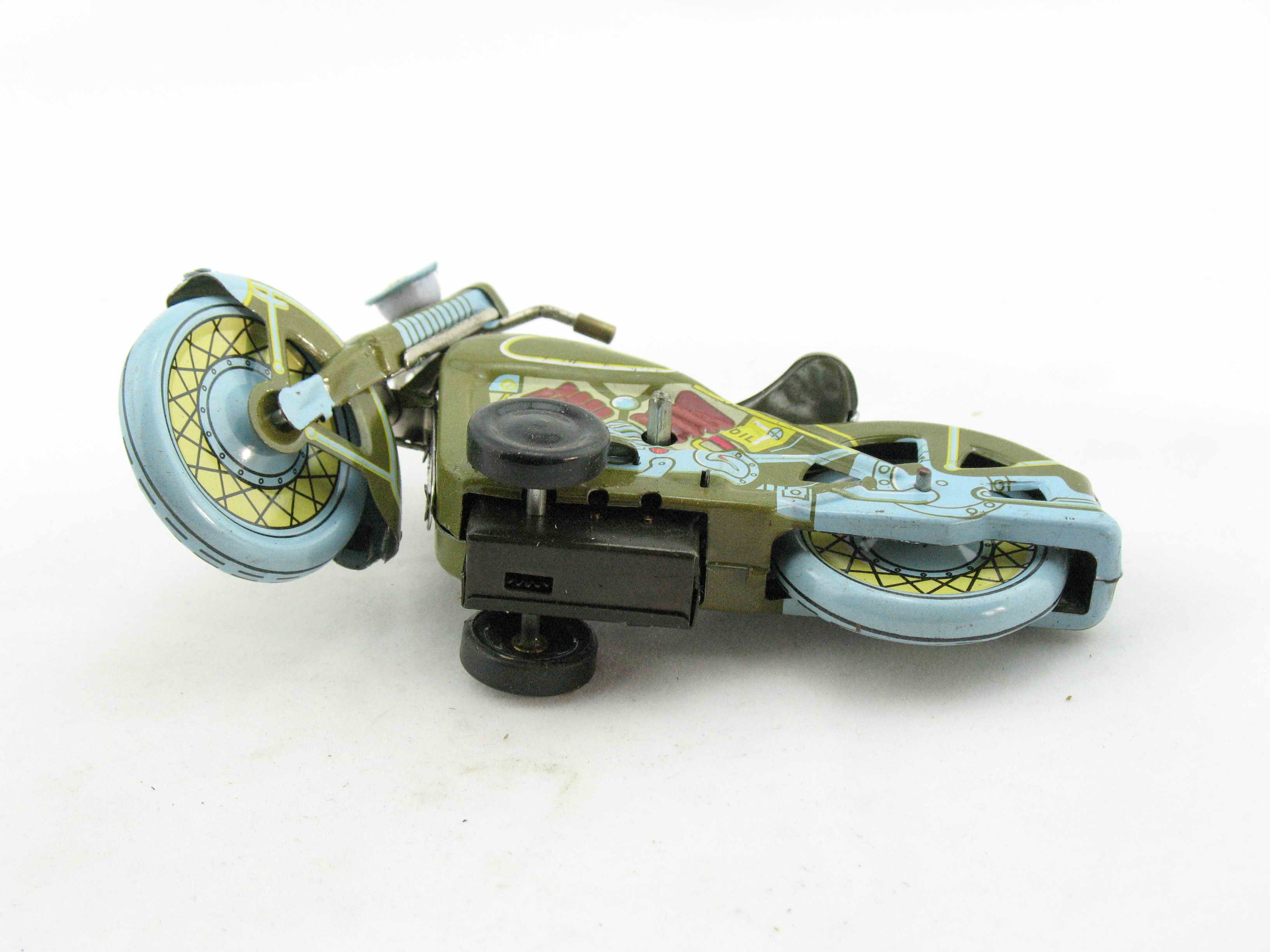 Motorrad Harley klein grün  6240365 Blechspielzeug